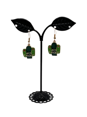 Cactus earrings
