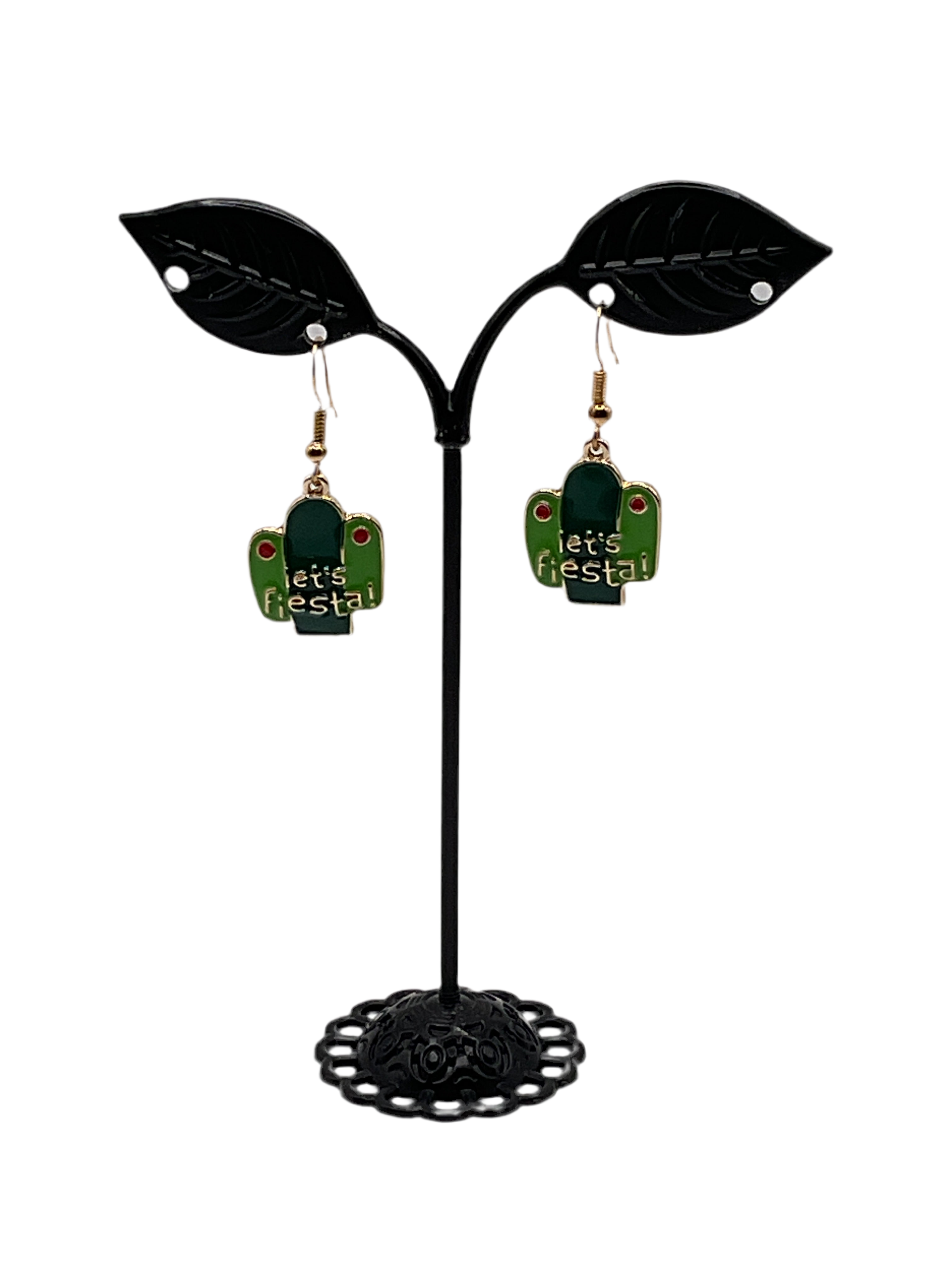 Cactus earrings 1