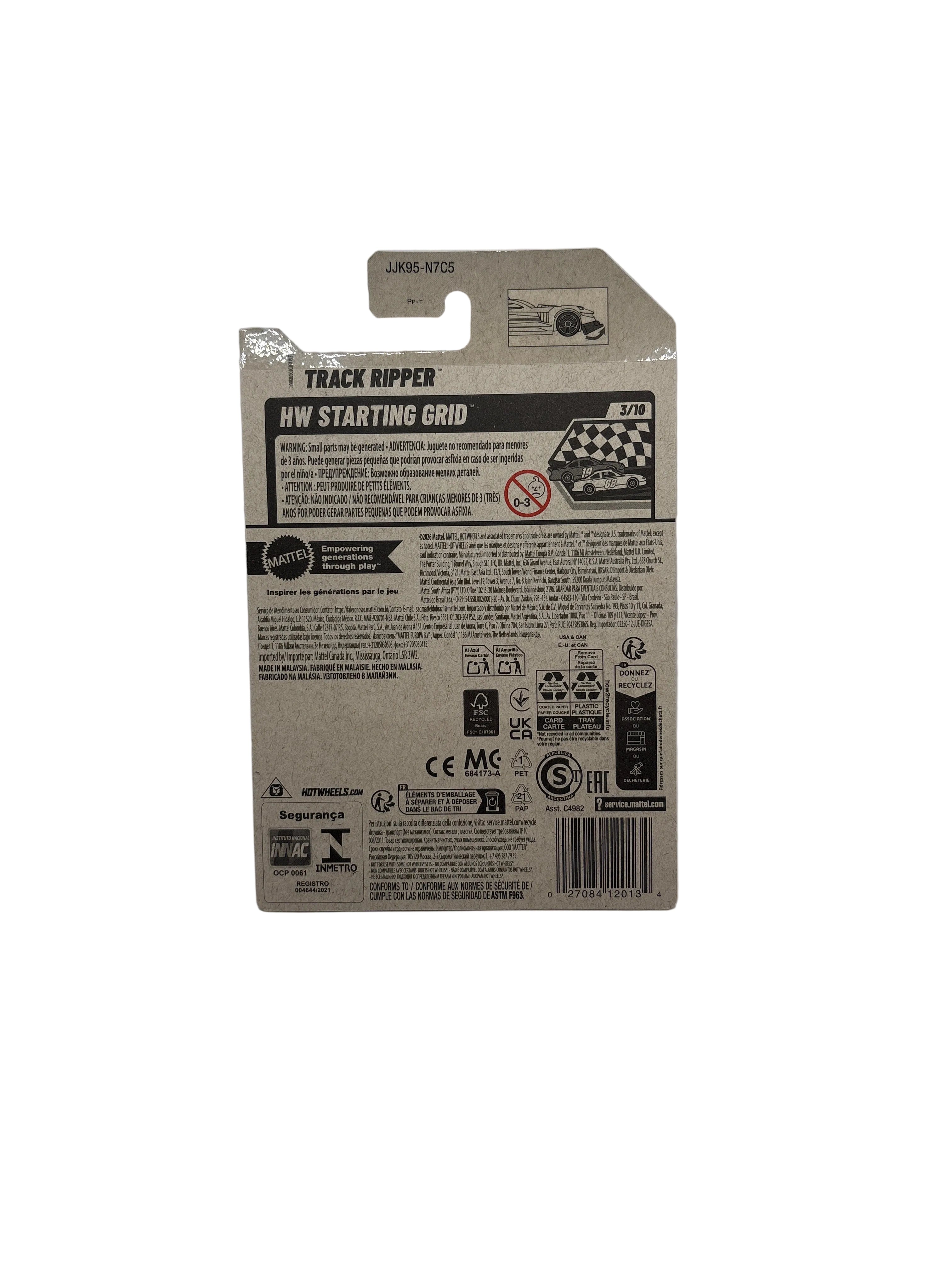 Hot Wheels Track Ripper Diecast silver