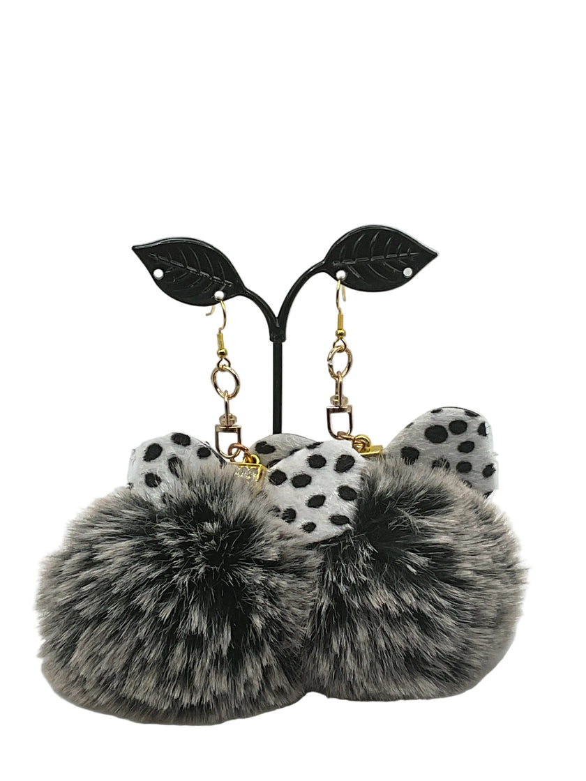 Puff Ball Earrings