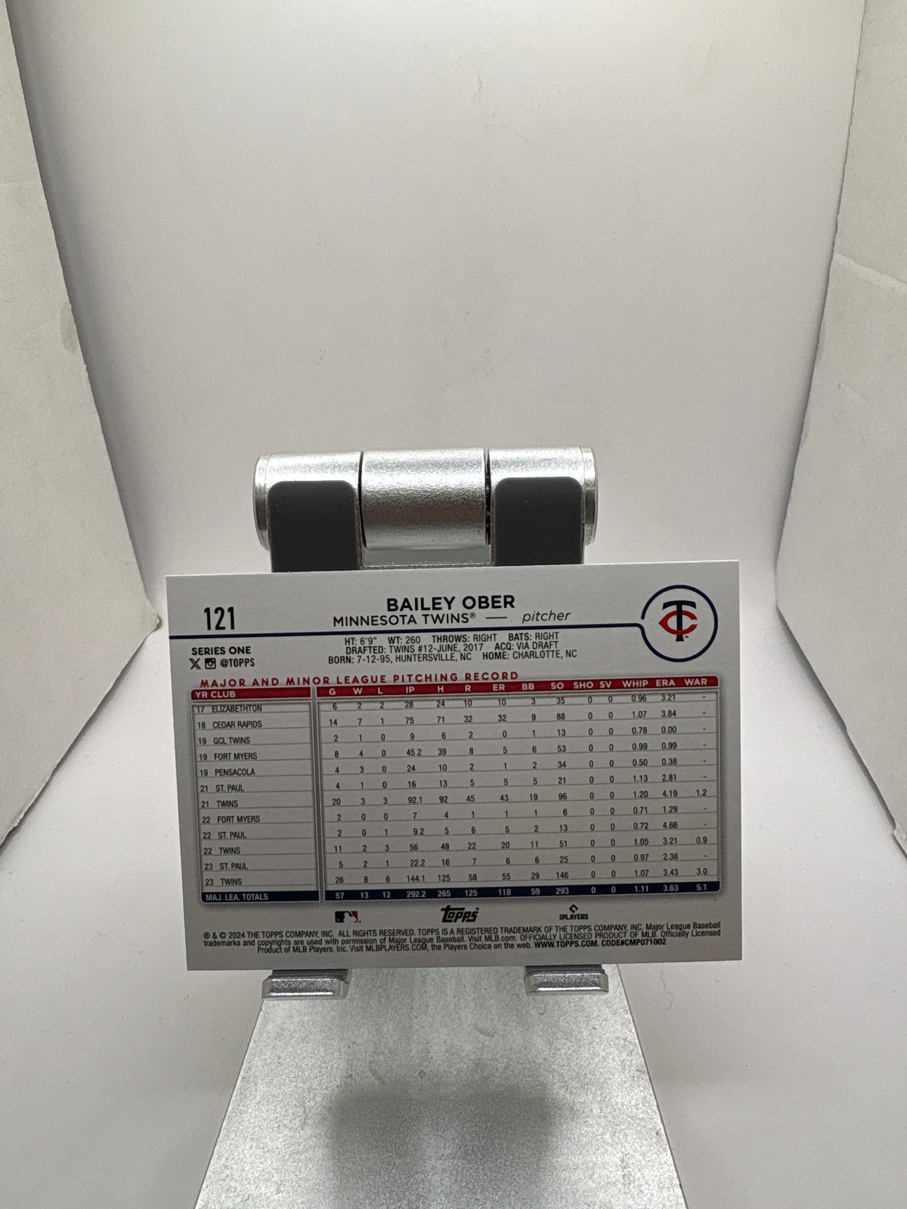 Topps Bailey Ober