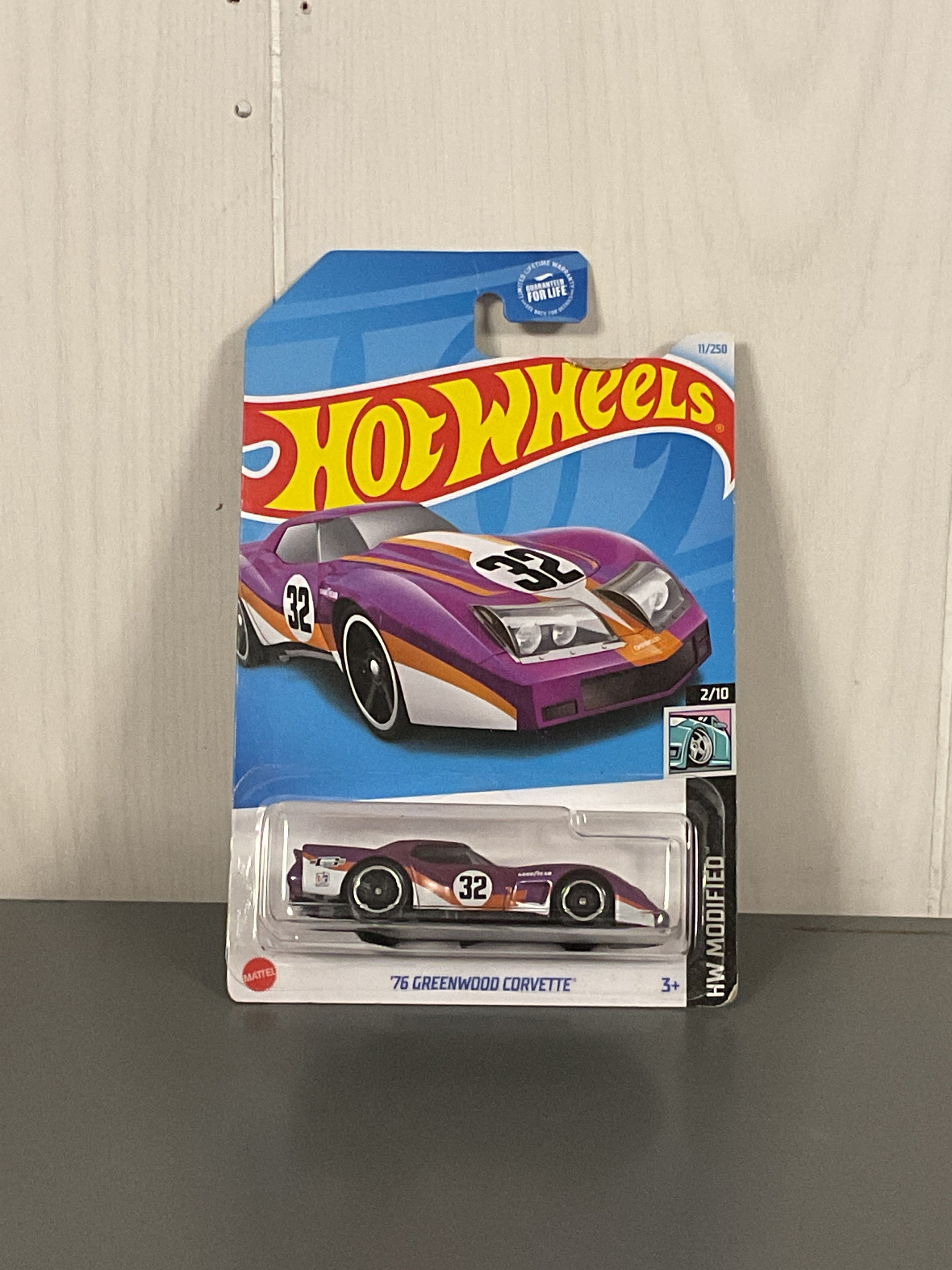 Hot Wheels ‘76 Greenwood Corvette Diecast Purple