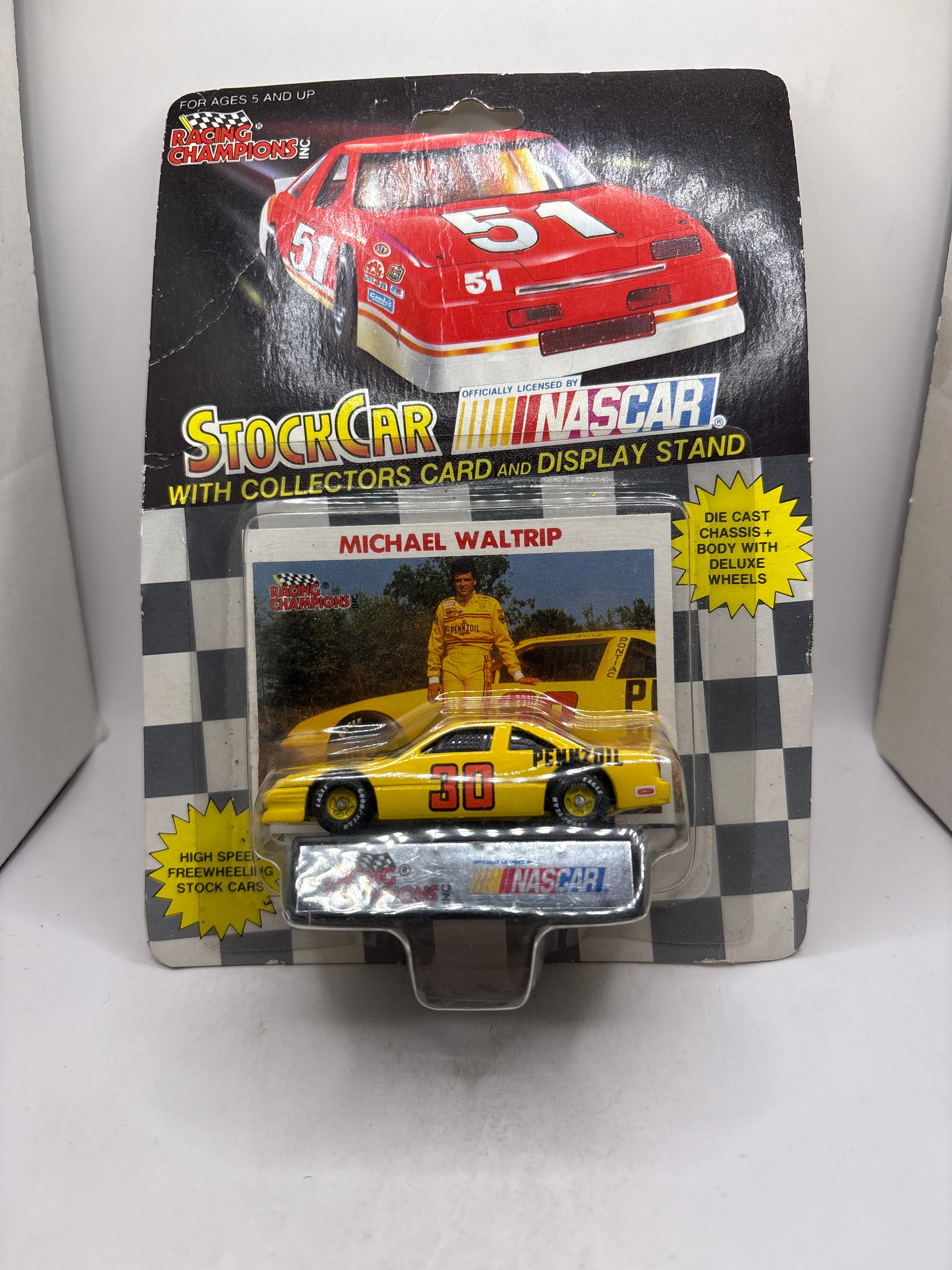 Racing Champions Michael Waltrip Diecast yellow