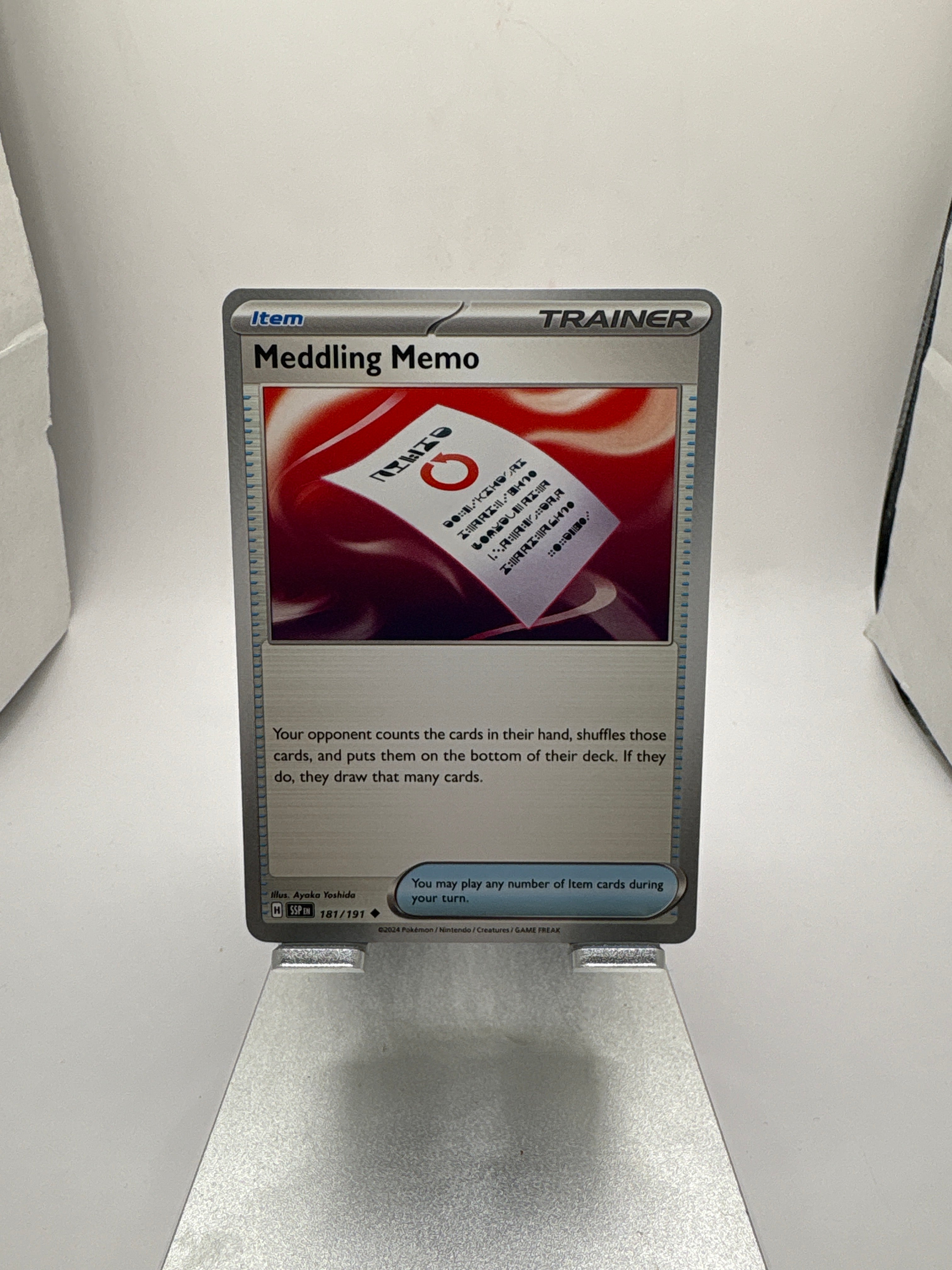 Pokemon Meddling Memo