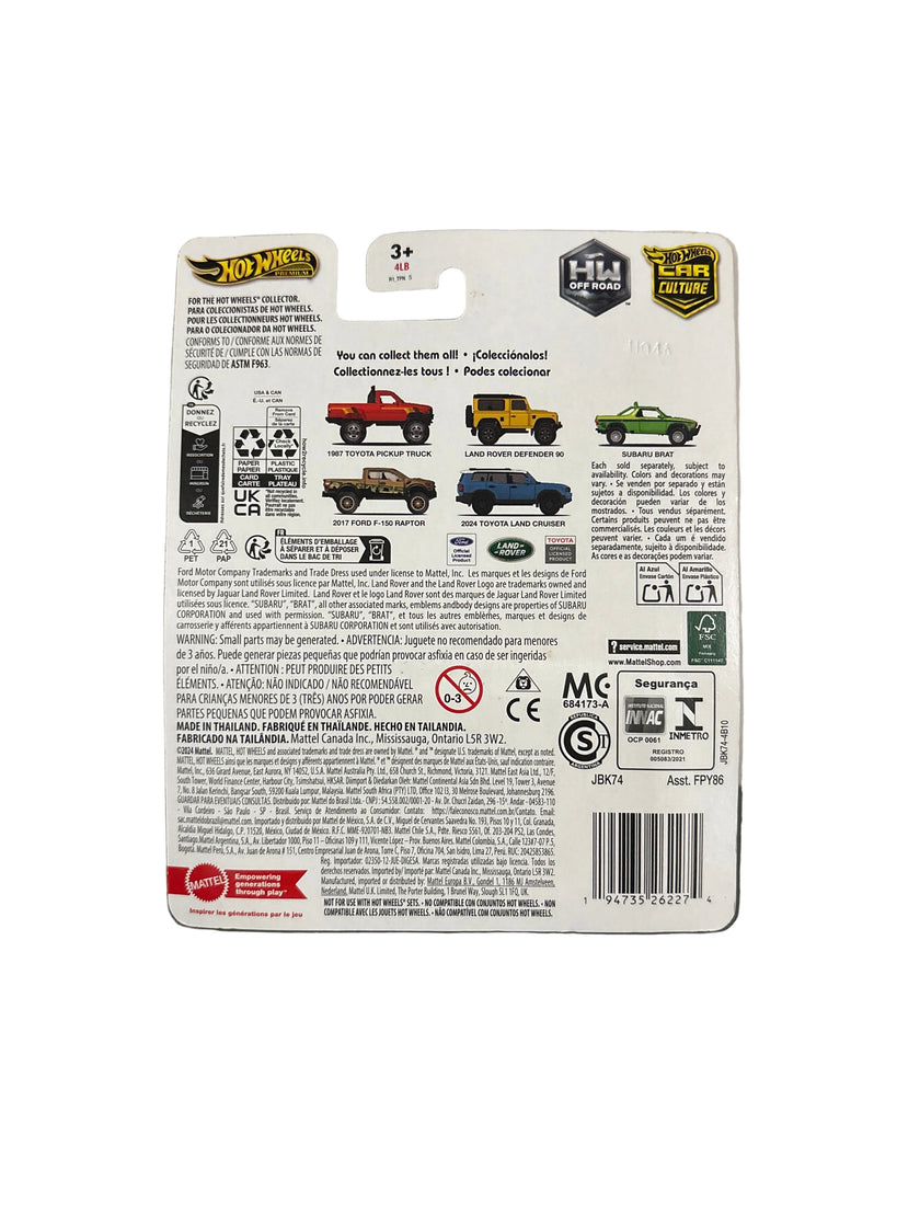 Hot Wheels Land Rover Defender 90 Diecast