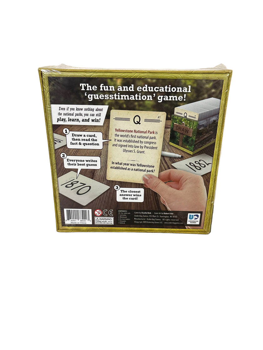 Underdog Games Trekking The National Parks Trivia Sealed