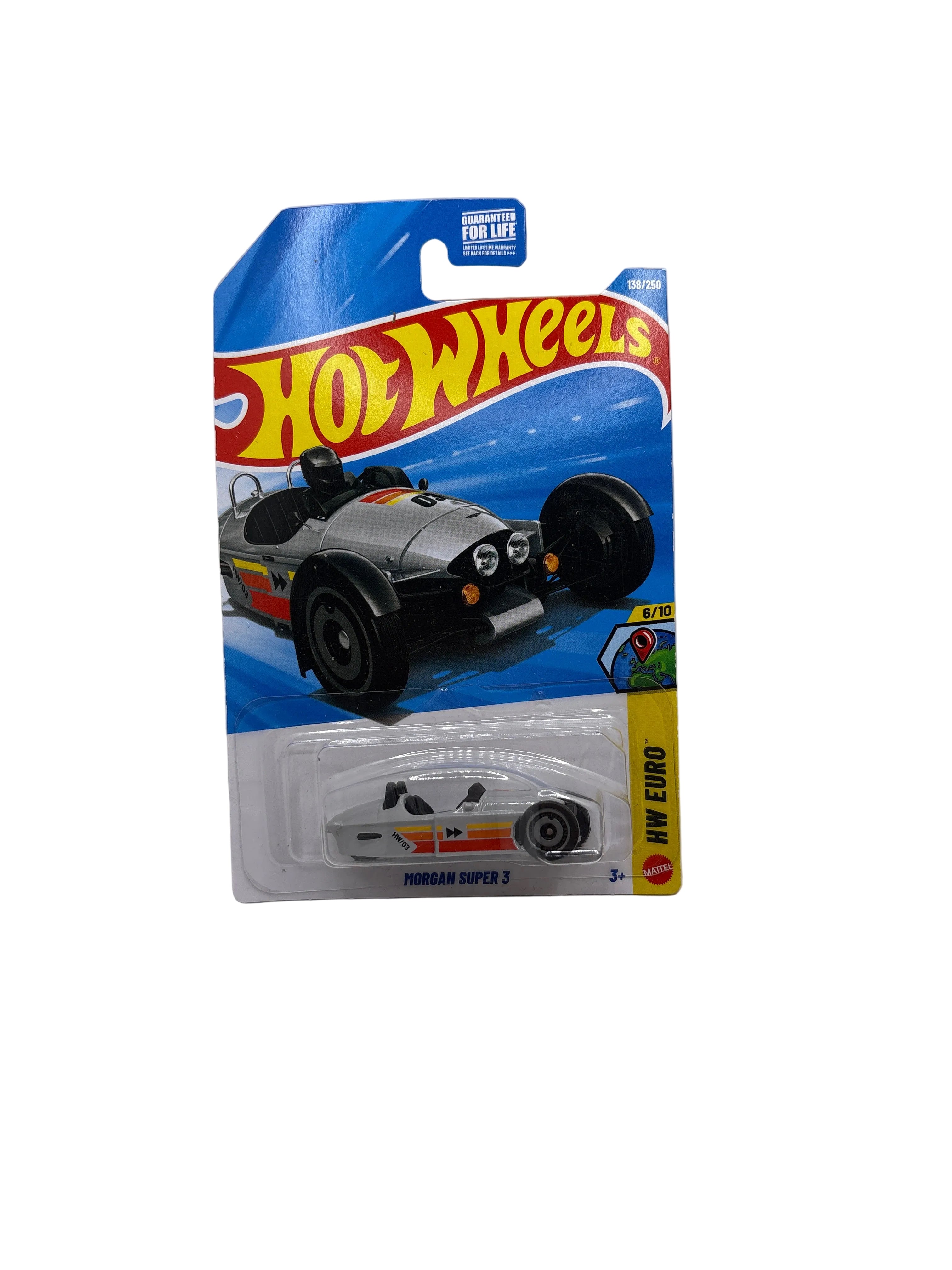 Hot Wheels Morgan Super 3 Diecast Gray