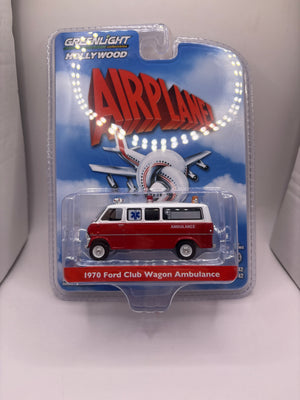 Greenlight 1970 Ford Club Wagon Ambulance Diecast