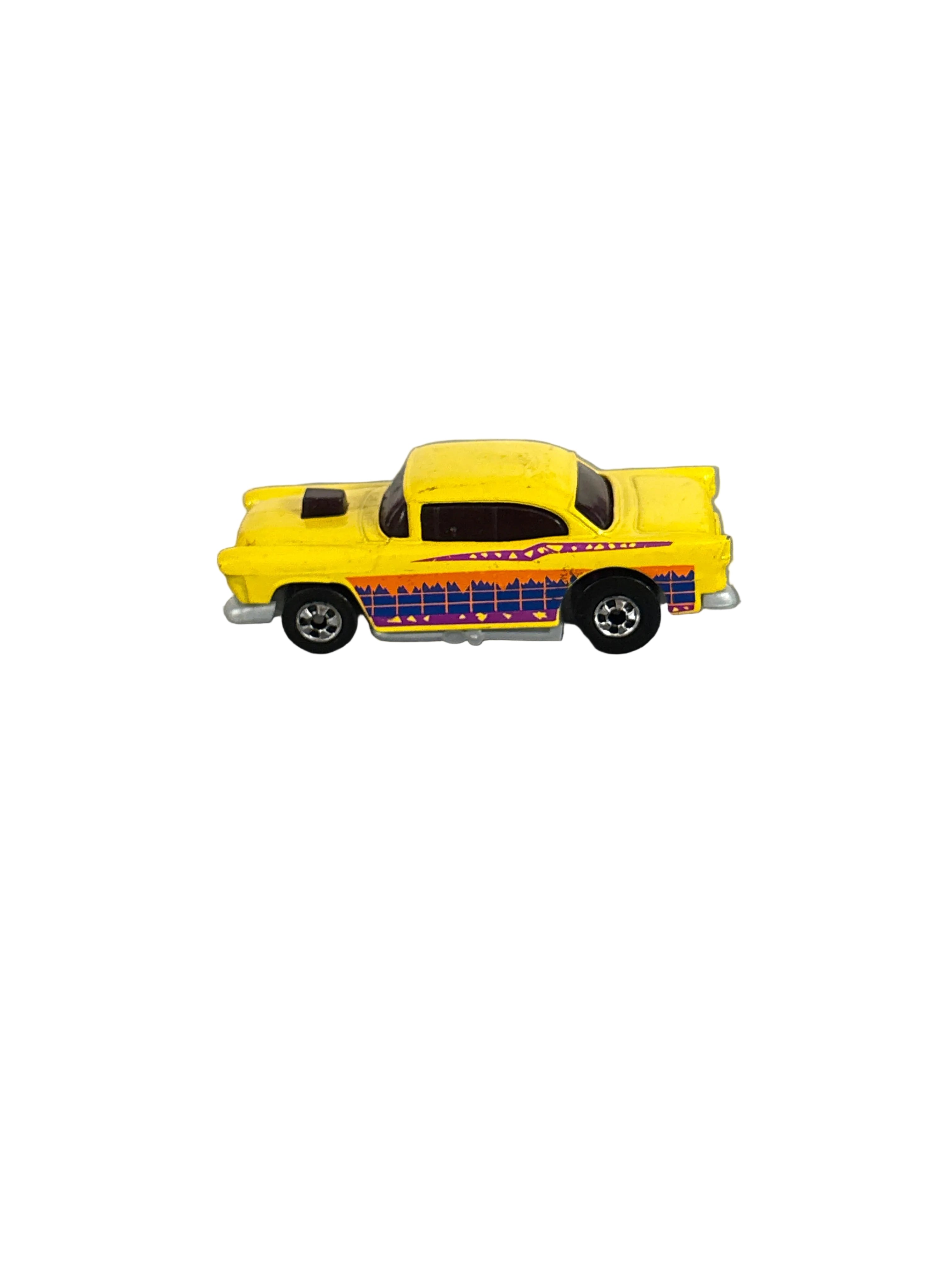 Hot Wheels 55 Chevy Diecast yellow