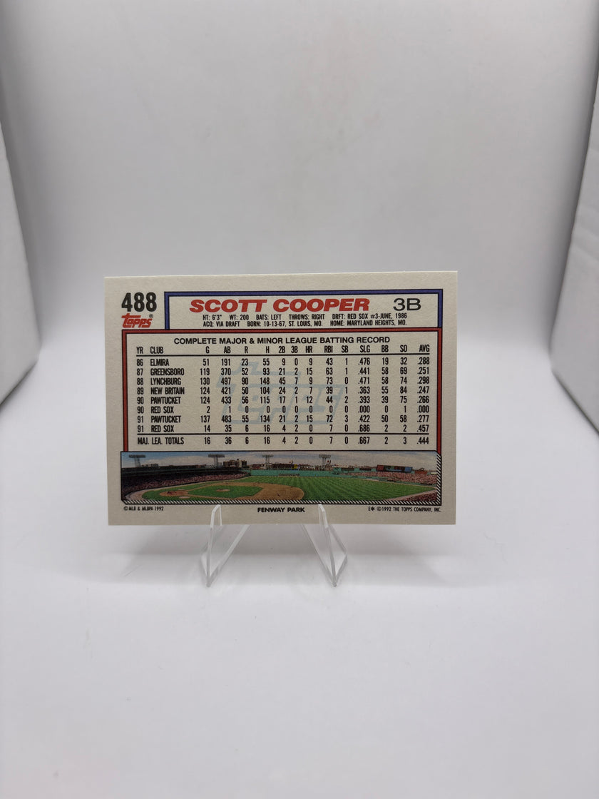 Topps Scott Cooper