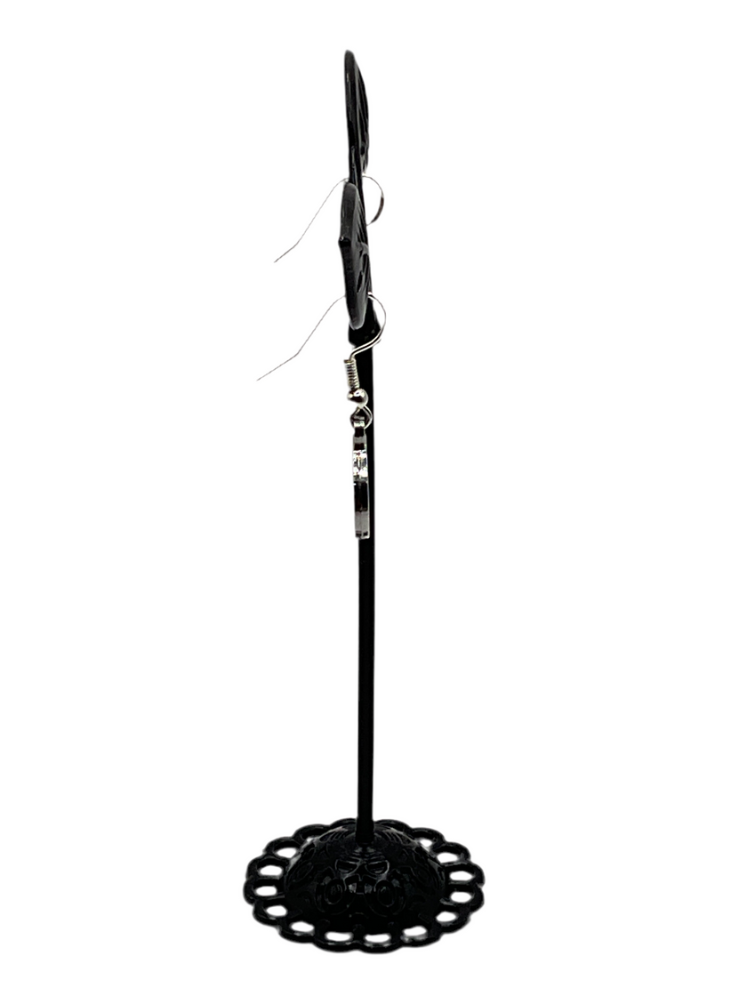 Michigan Wolverine College football earrings