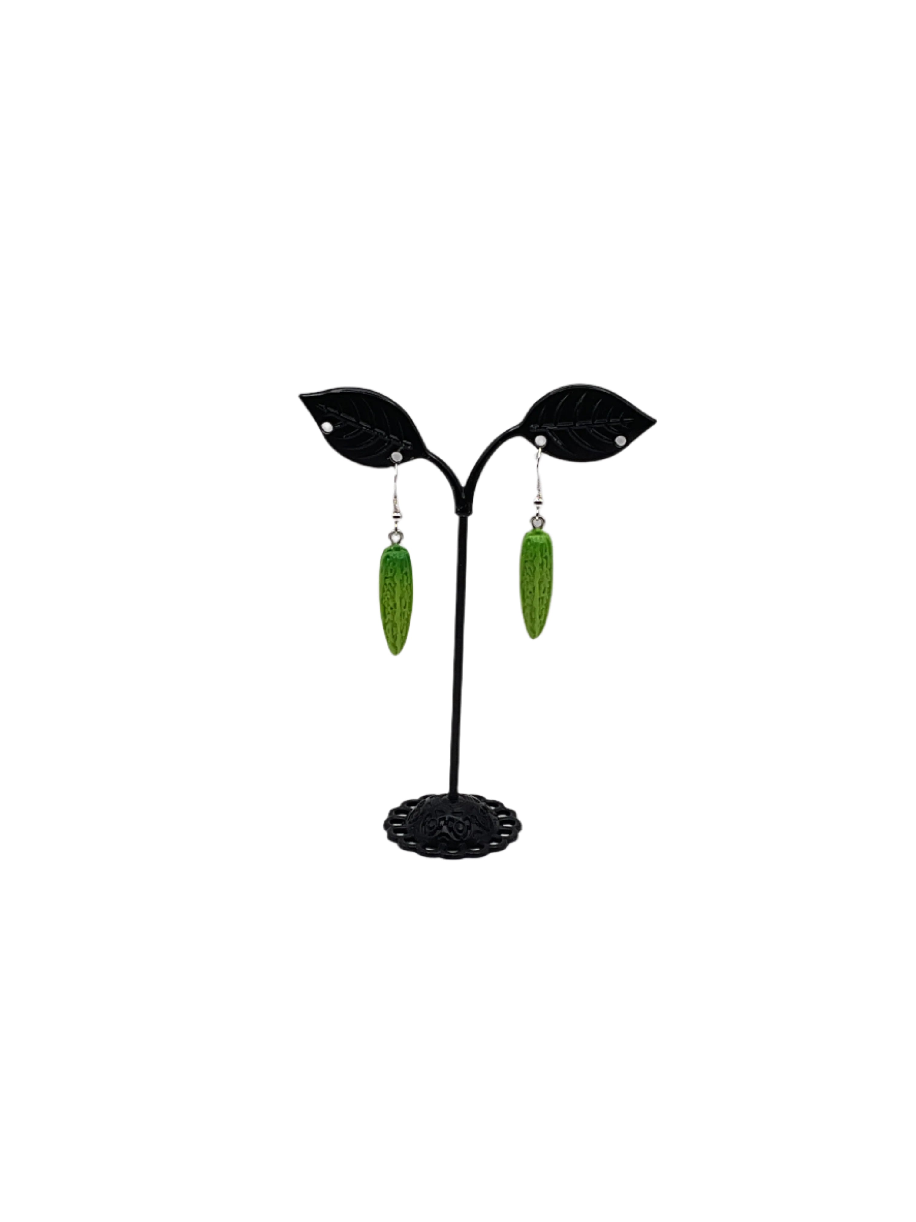 Okra earrings