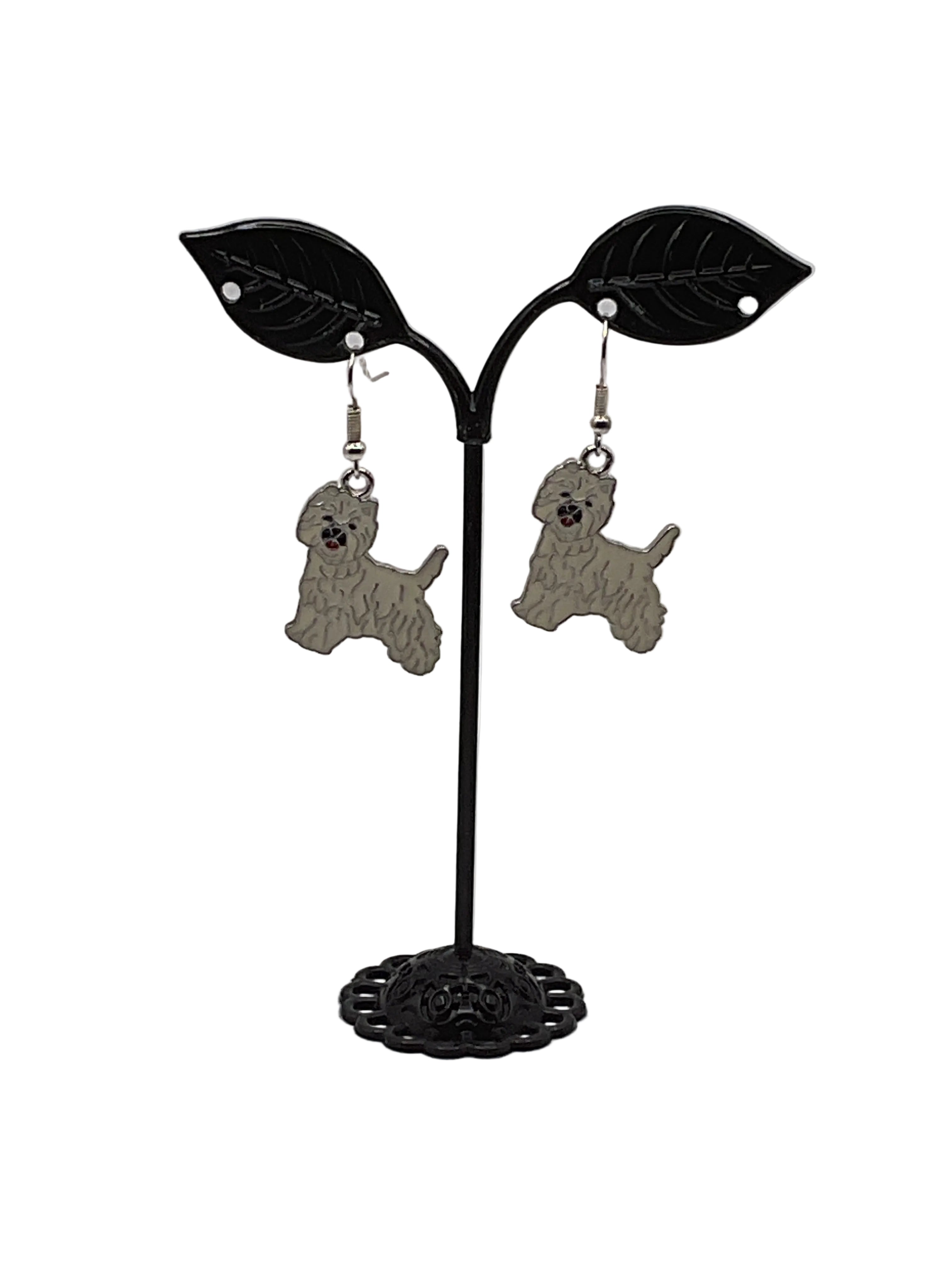 Dog Earrings