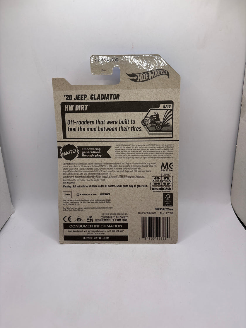 Hot Wheels 20 Jeep Gladiator Diecast