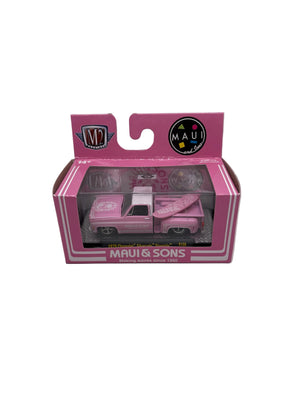 M2 1979 Chevrolet Silverado Stepside Diecast pink