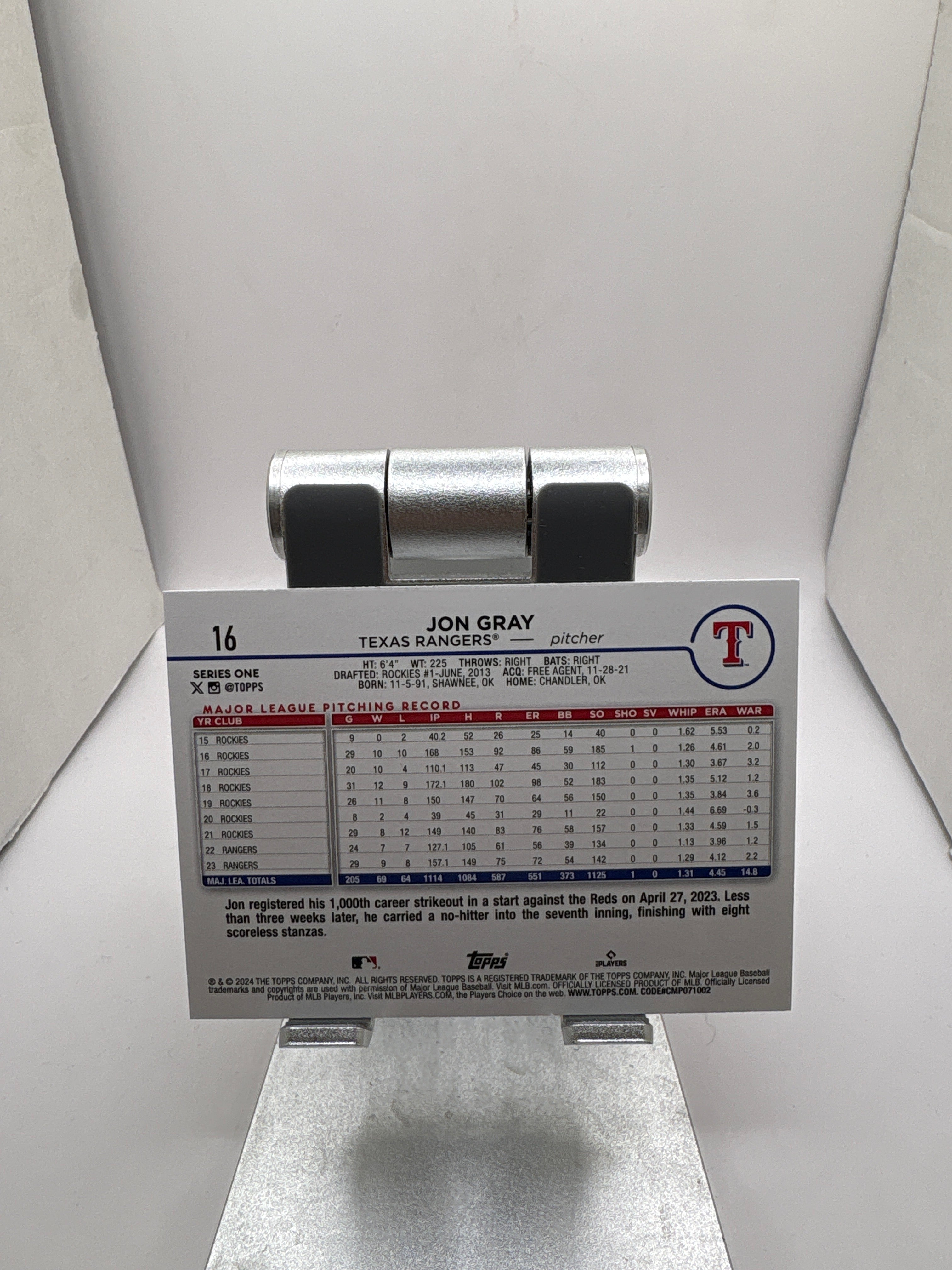 Topps Jon Gray