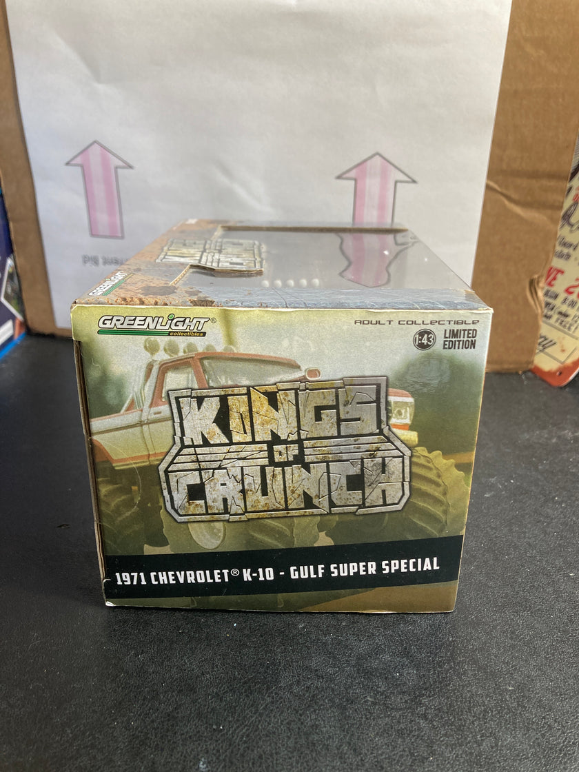 Greenlight 1971 Chevrolet K-10-Gulf Super Special Diecast