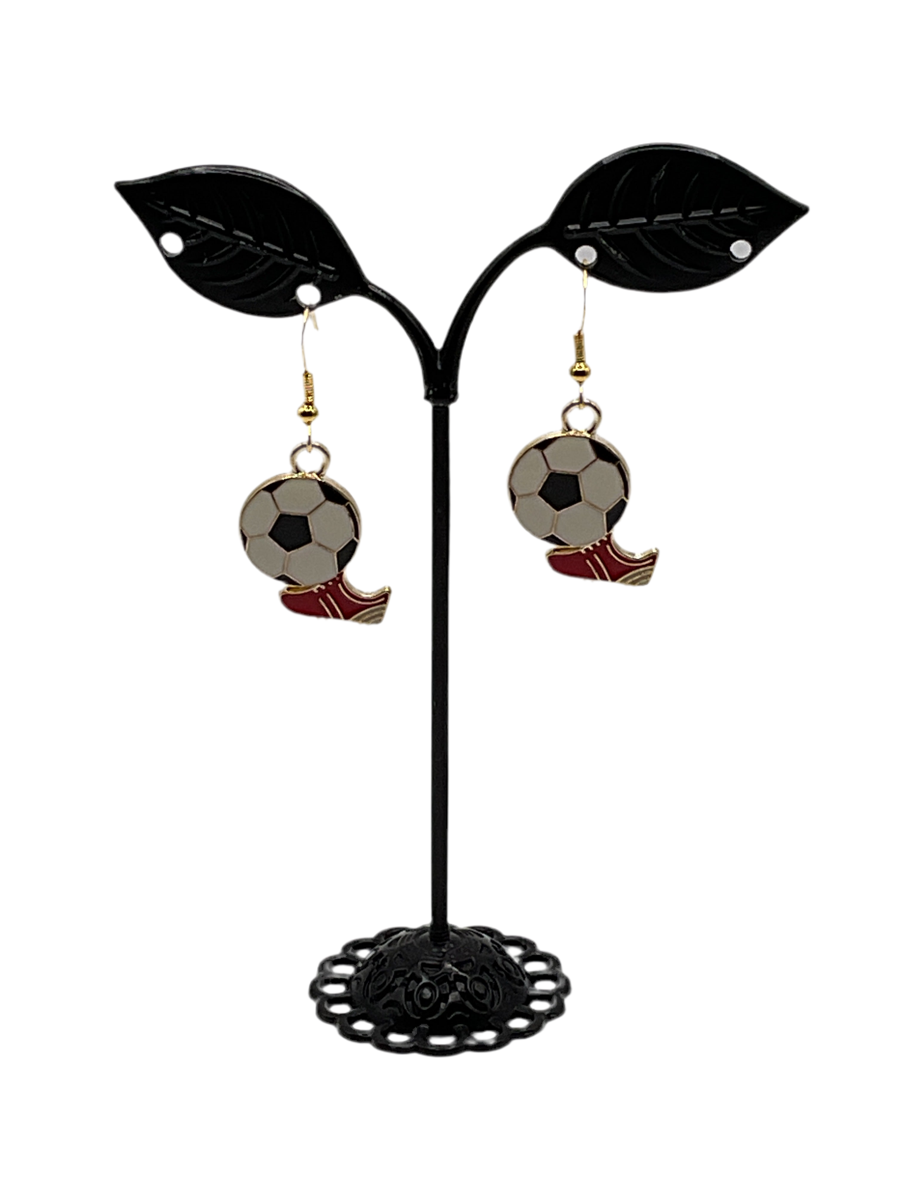 Soccer earrings 2