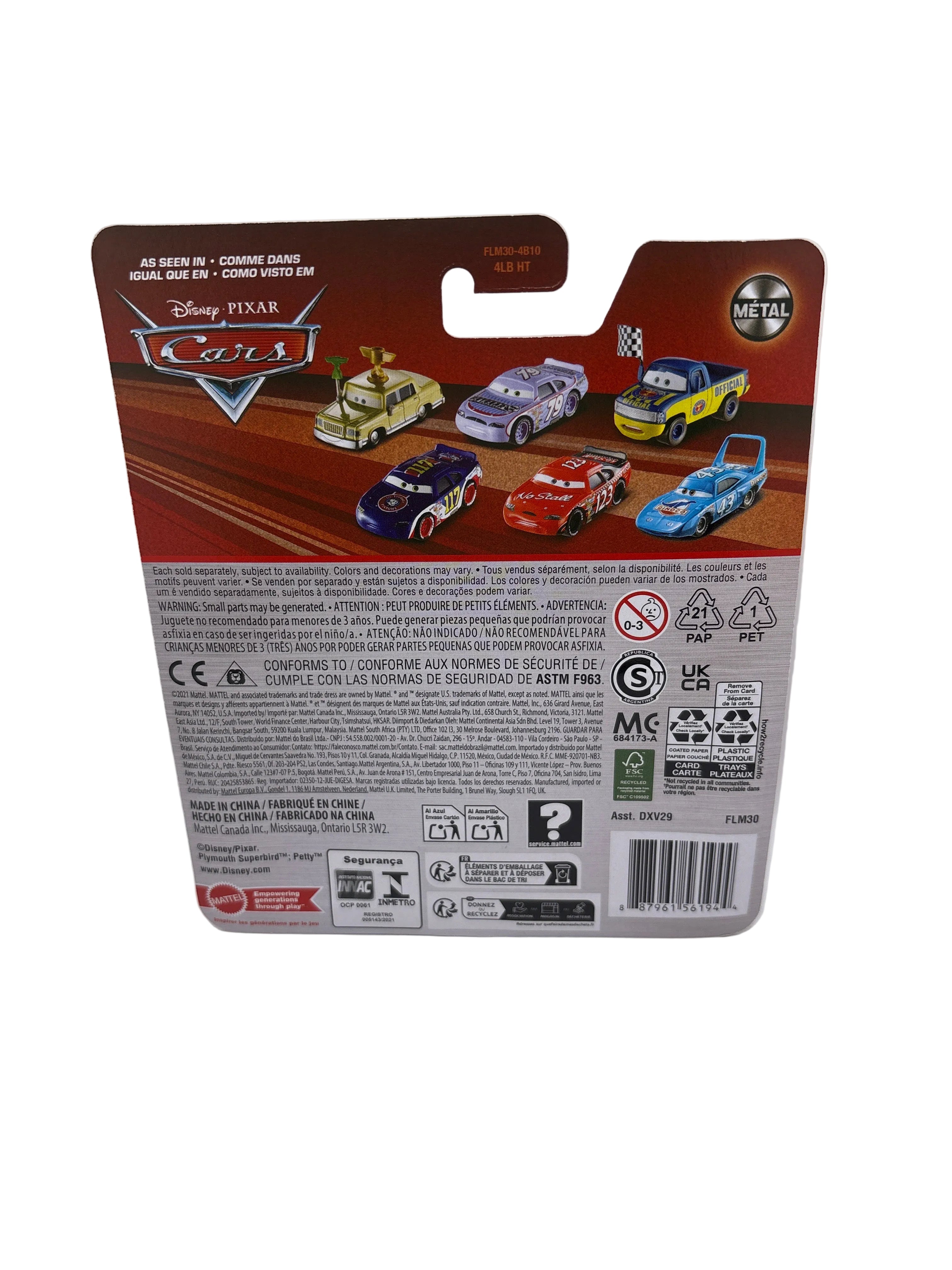 Disney Pixar Cars Marlon Clutches McKay Diecast black