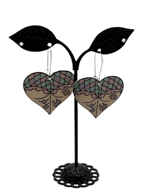 Heart earrings