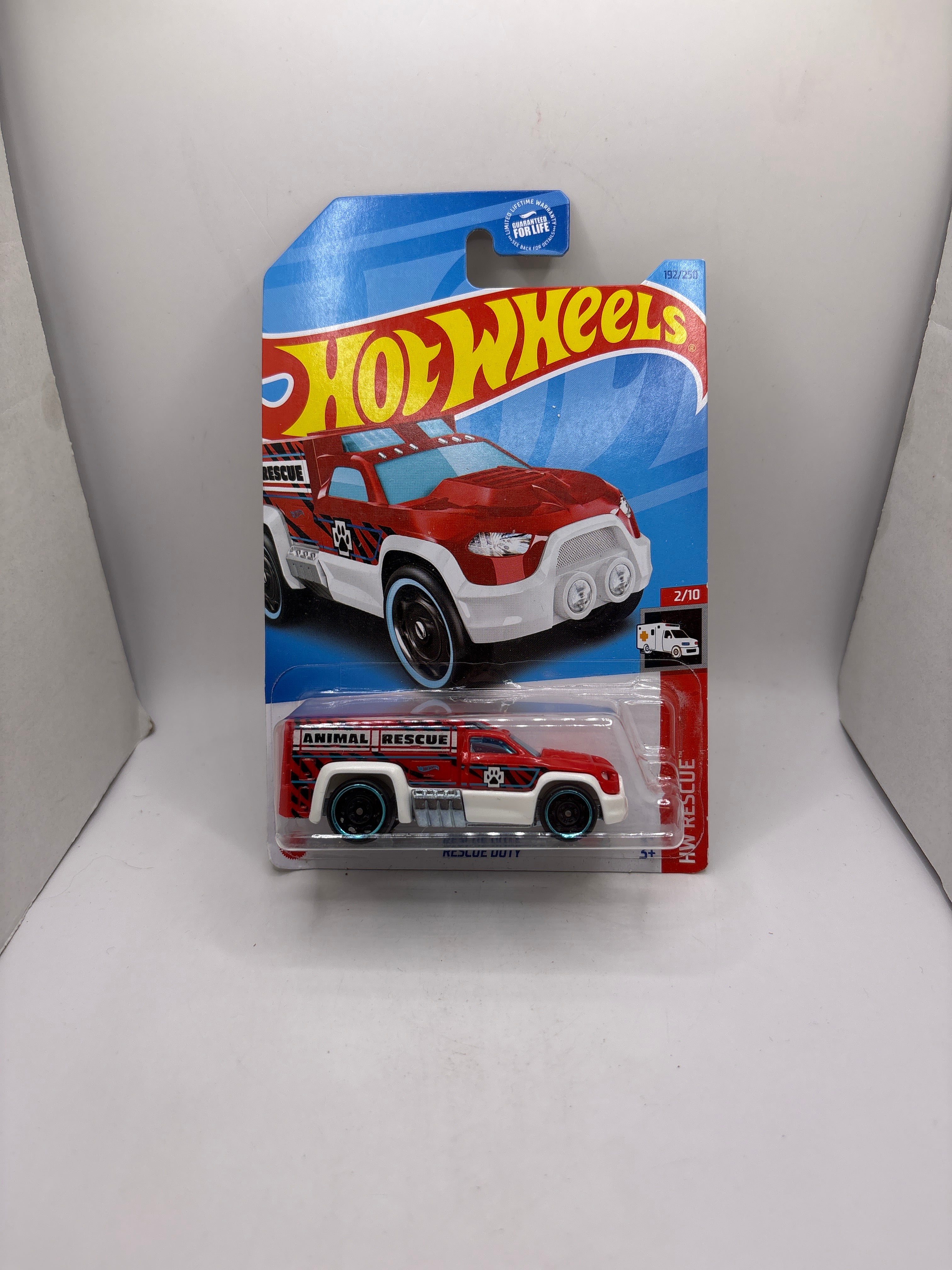 Hot Wheels Rescue Duty Diecast red