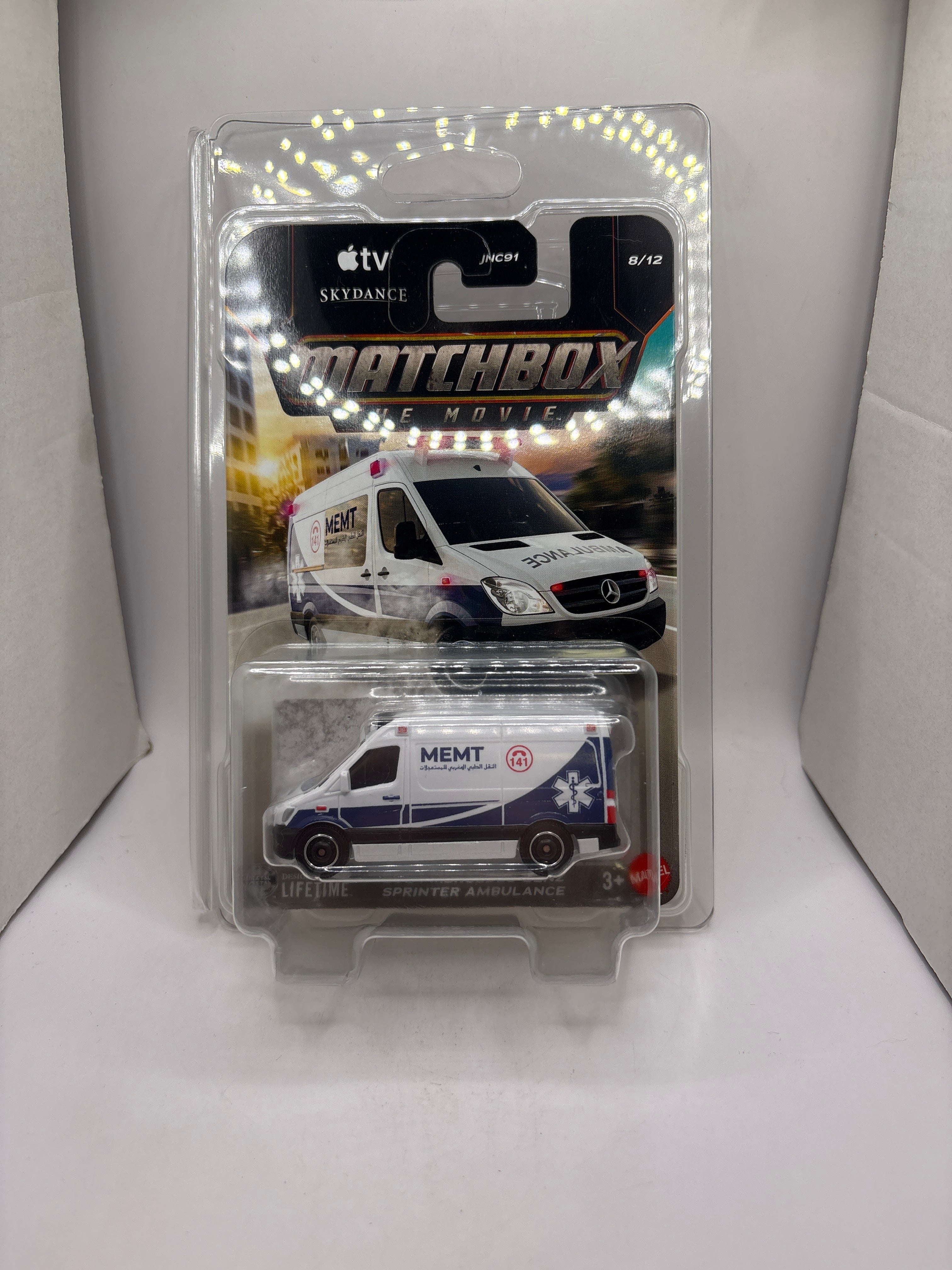 Matchbox 2024 Mercedes-Benz Sprinter Ambulance Diecast white