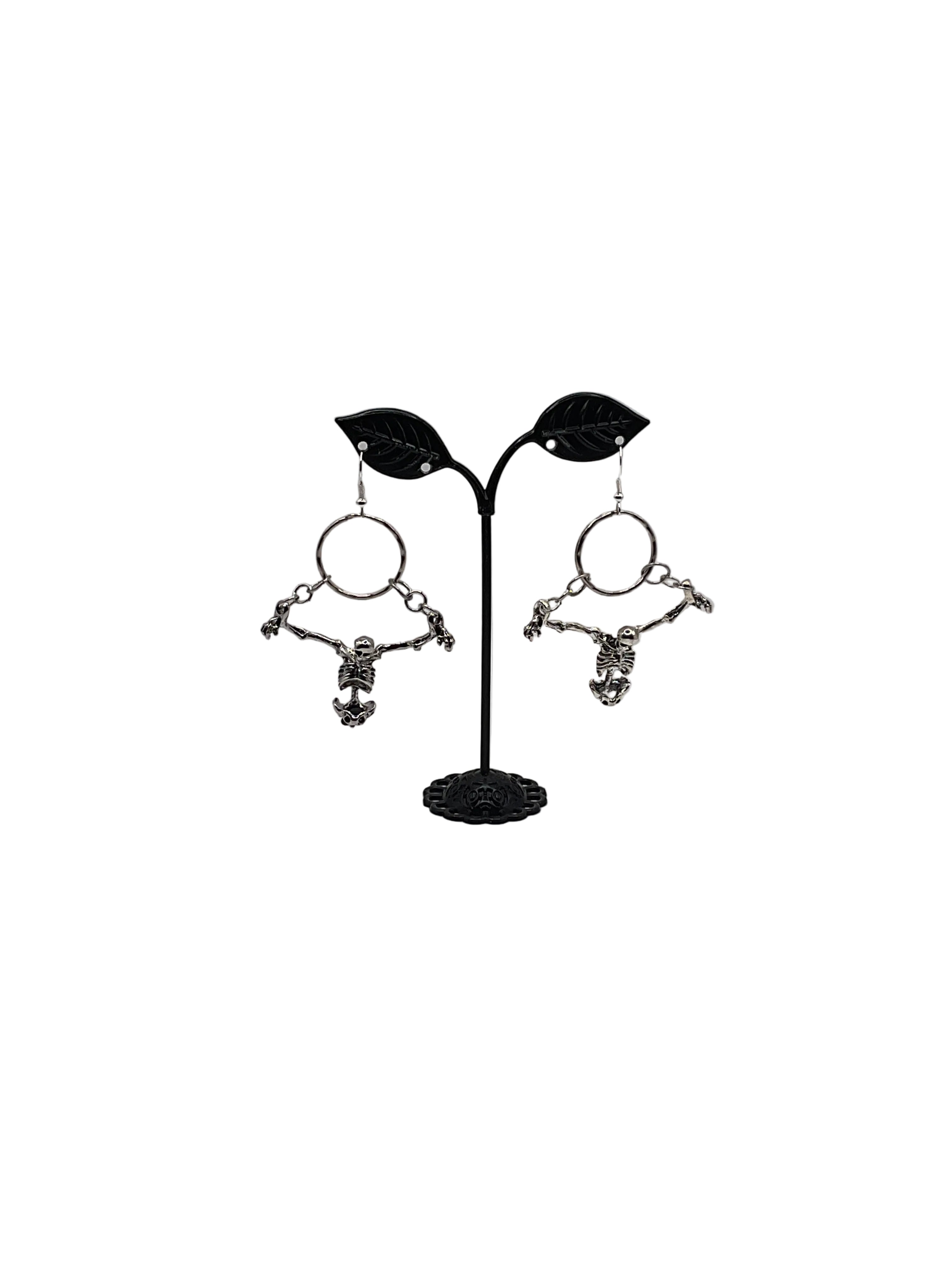 Skeleton and Shackle Earrings