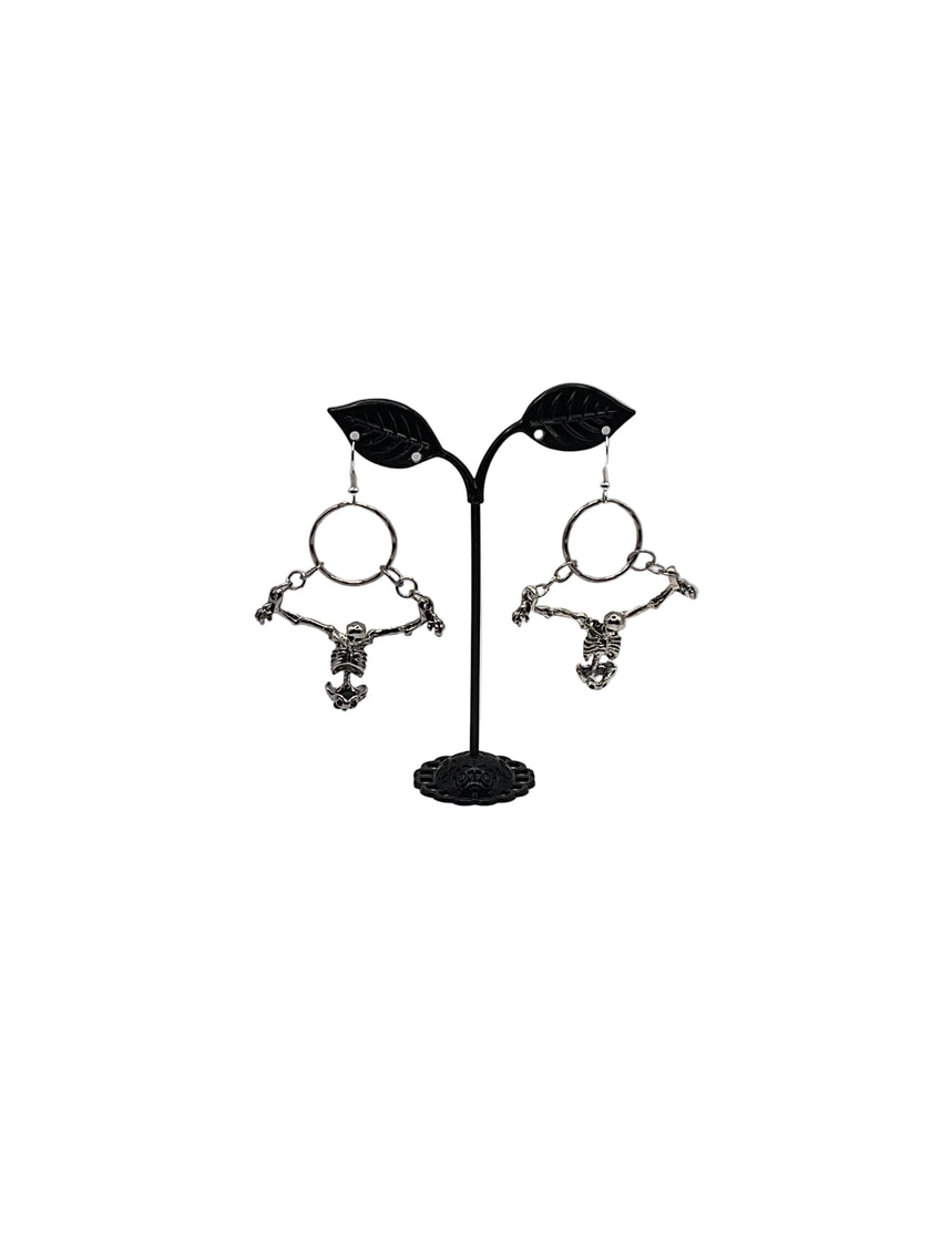 Skeleton and Shackle Earrings