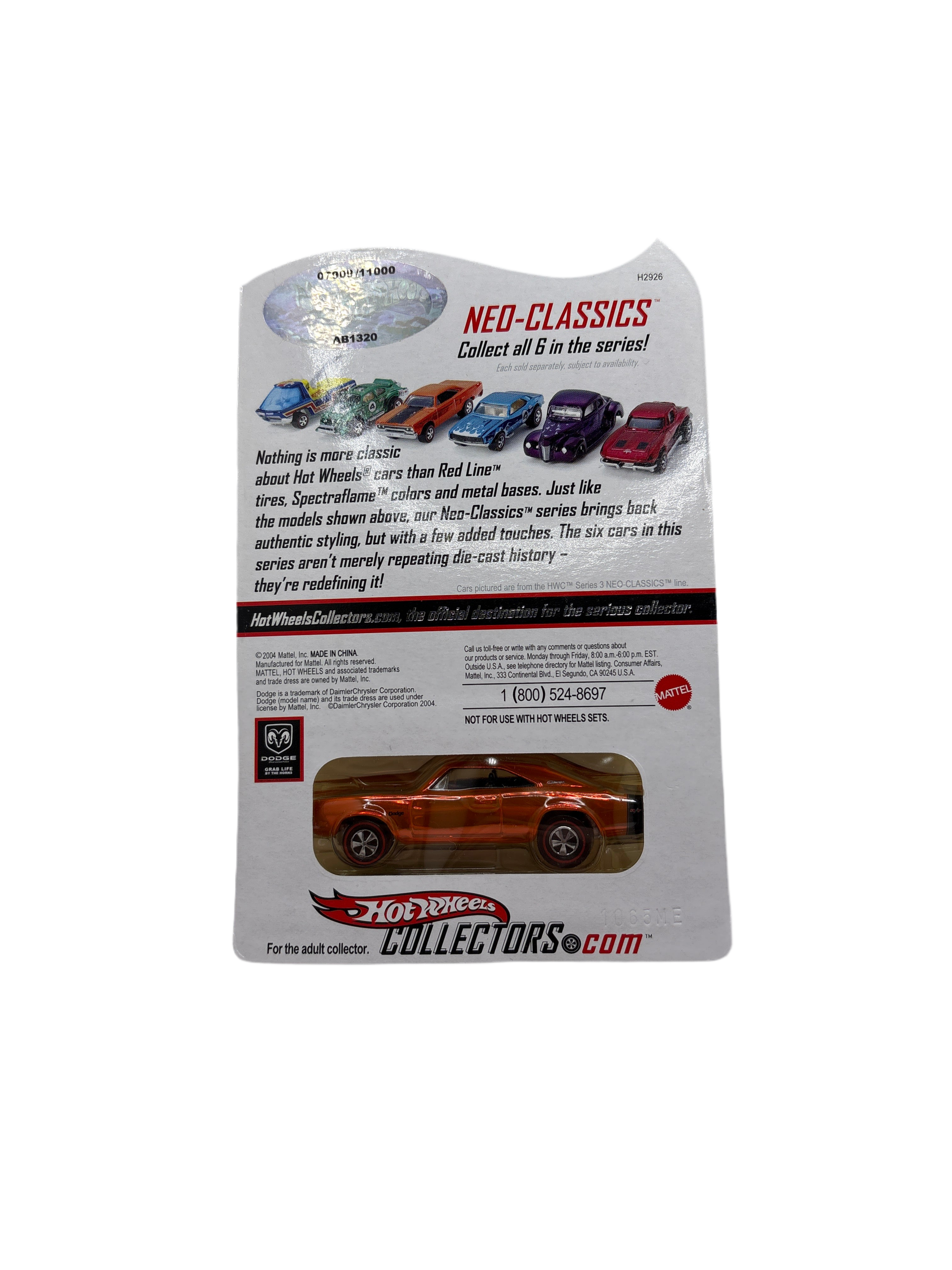 Hot Wheels 1969 Dodge Charger Diecast