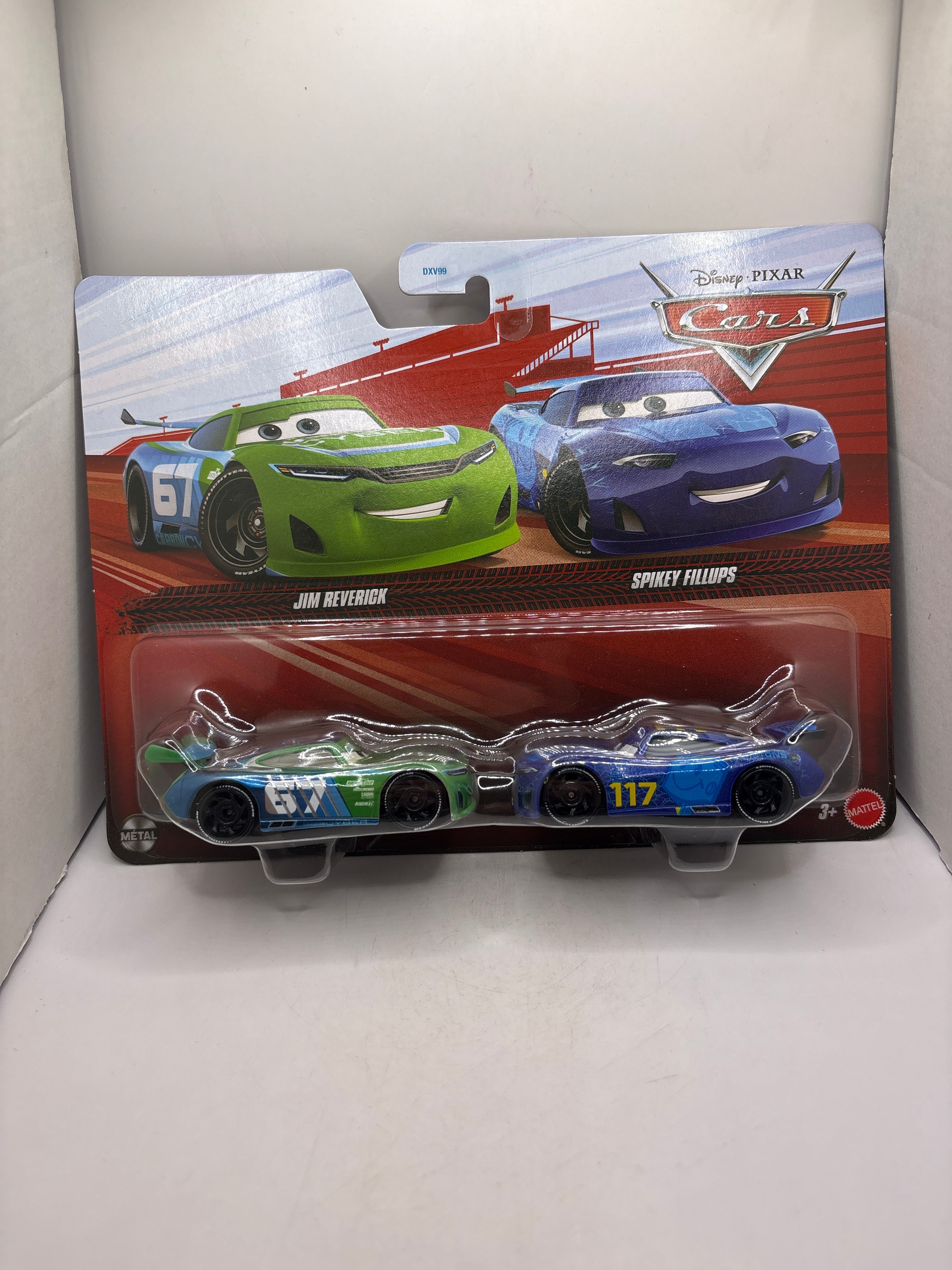 Disney Pixar Cars Jim Reverick Spikey Fillups Diecast multi color