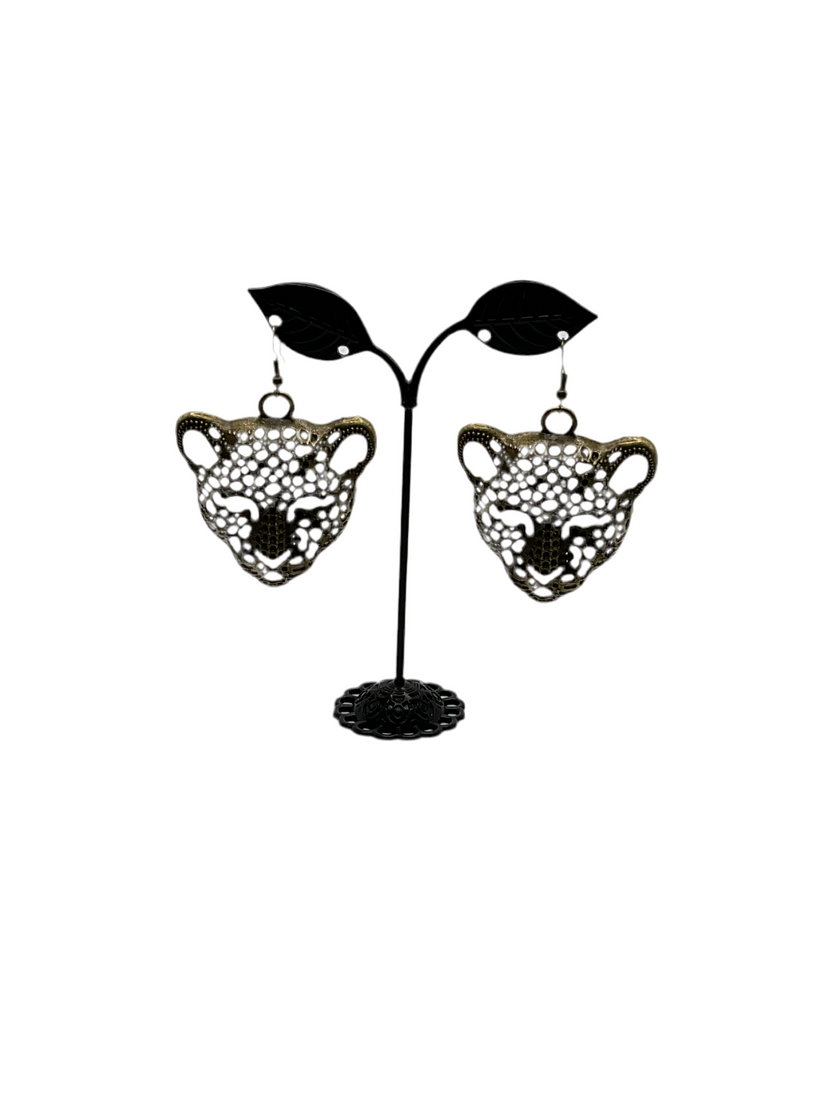 Cheetah earrings