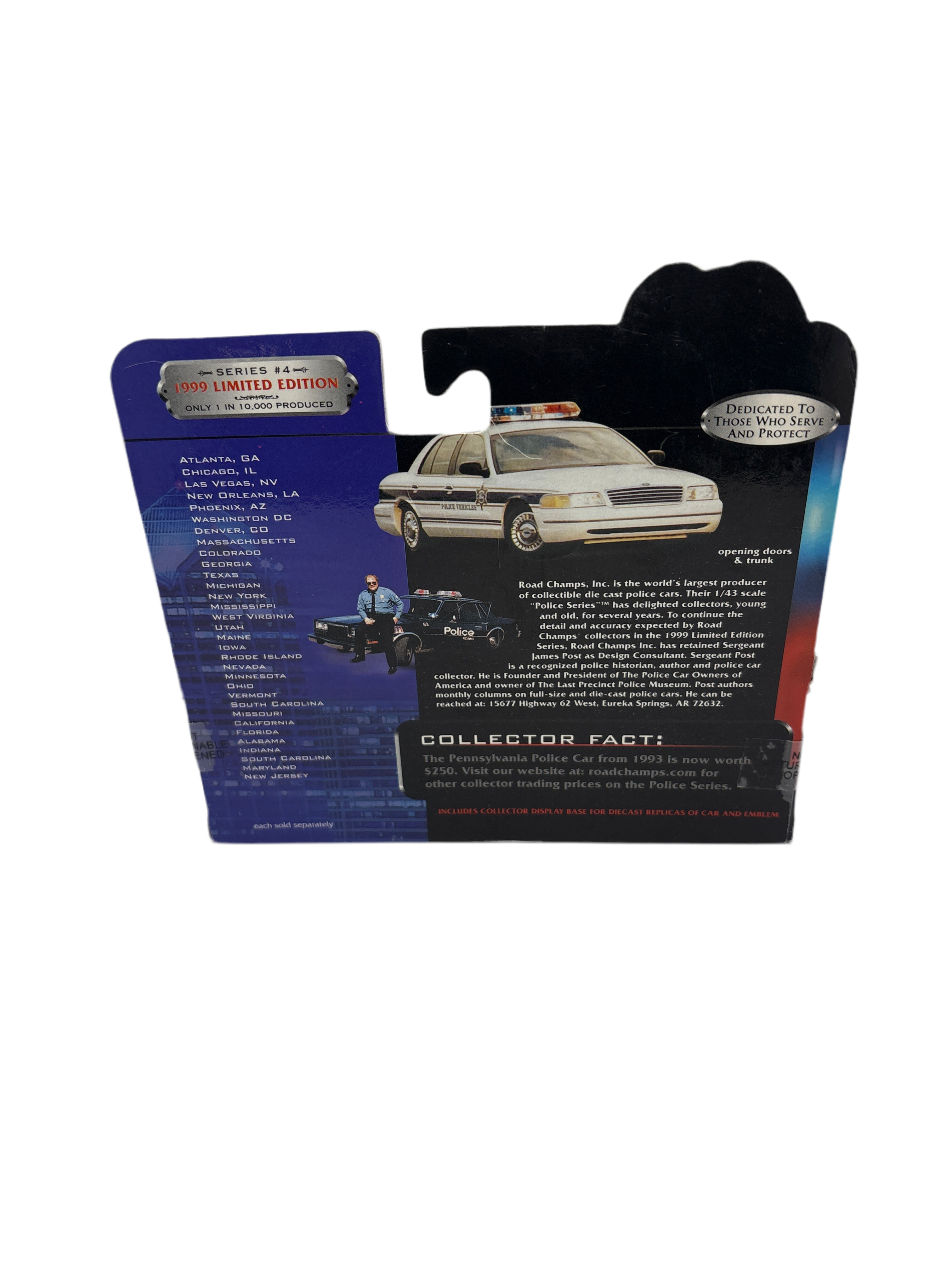 Road Champs Crown Victoria Diecast