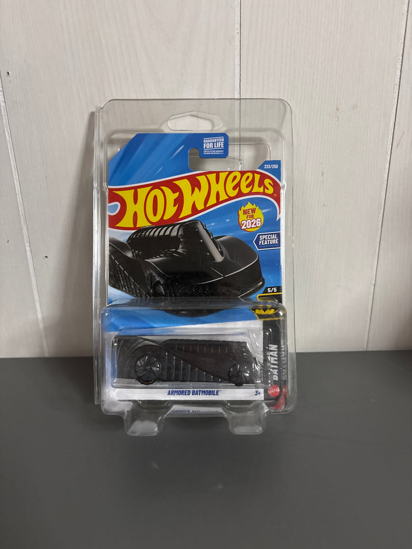 Hot Wheels Armored Batmobile Diecast black