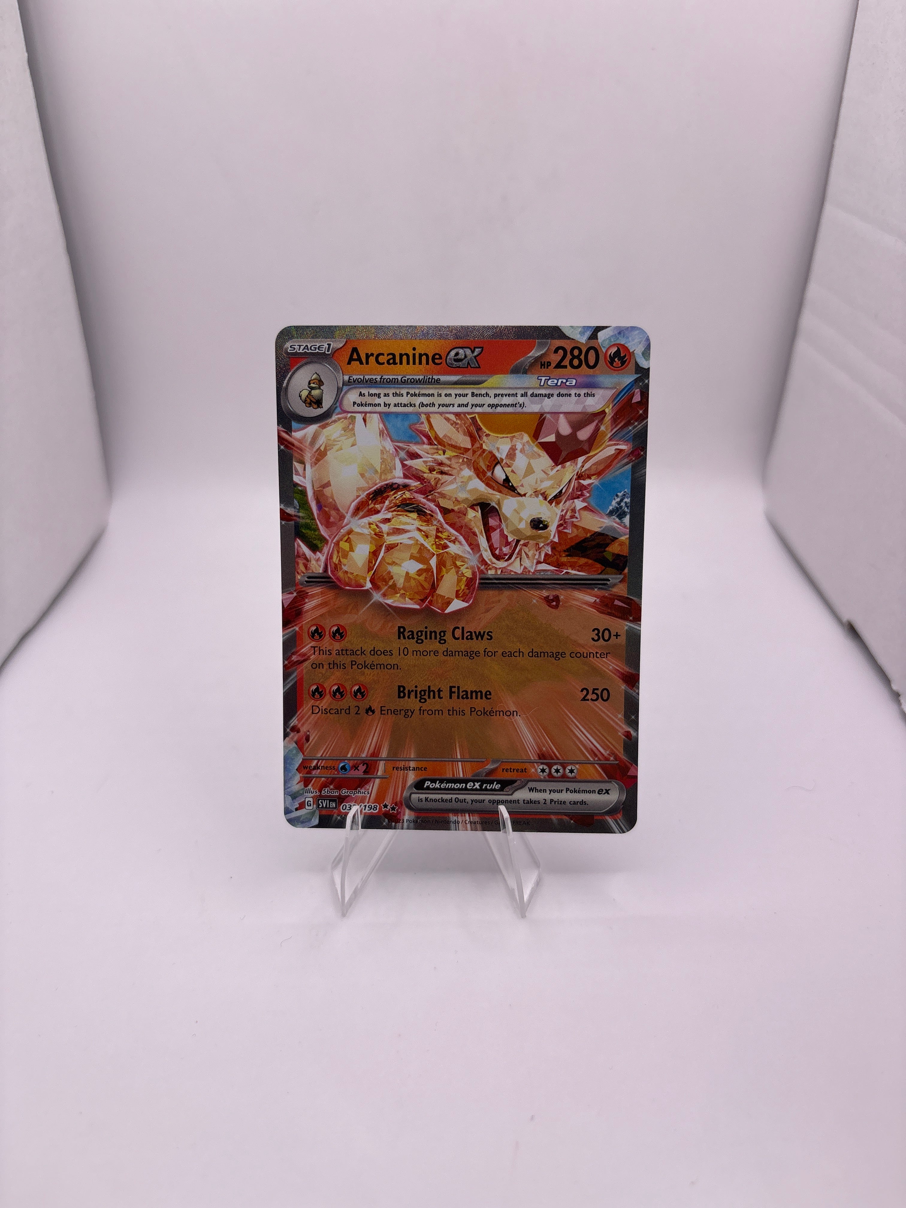 Pokemon Arcanine ex