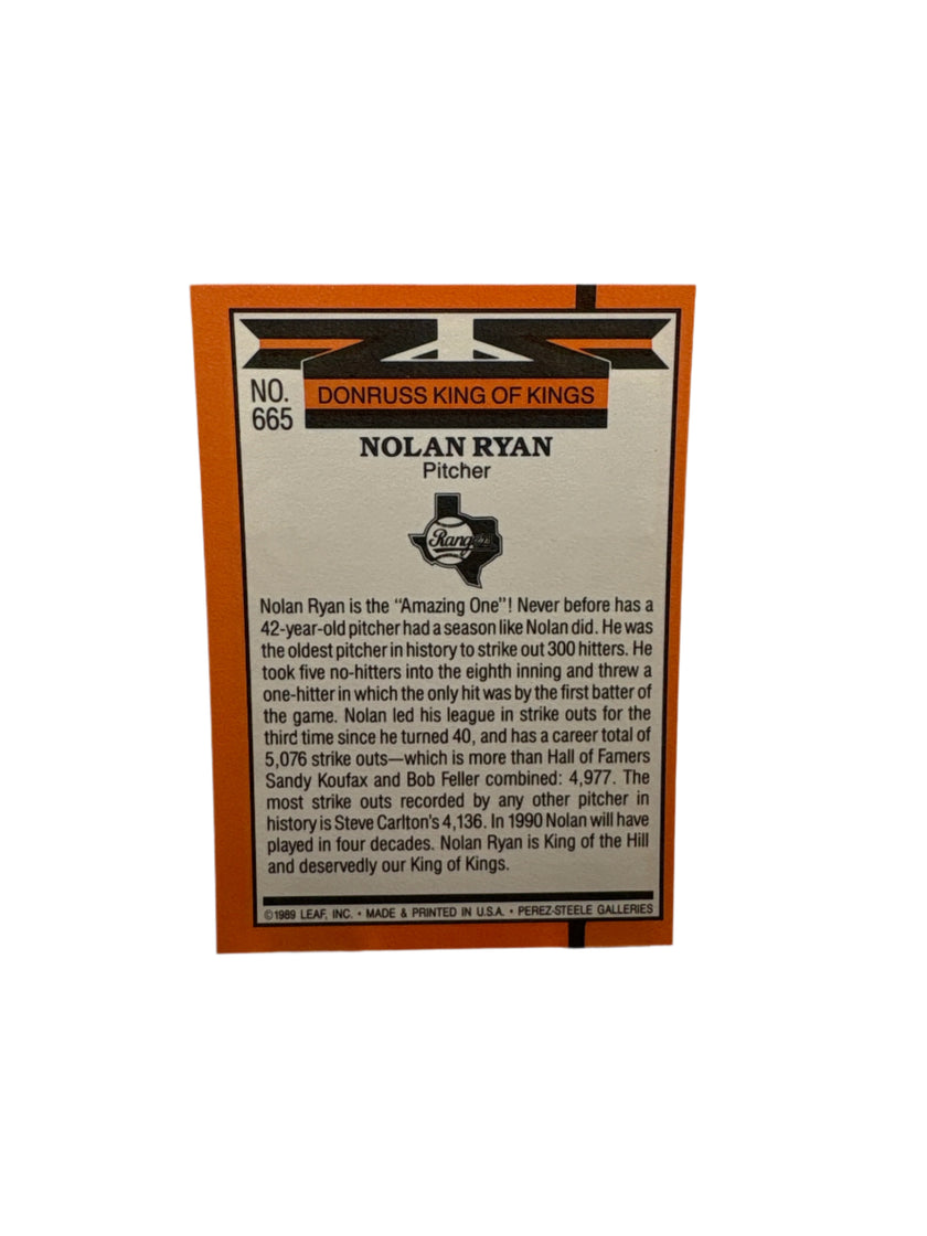 Donruss Nolan Ryan