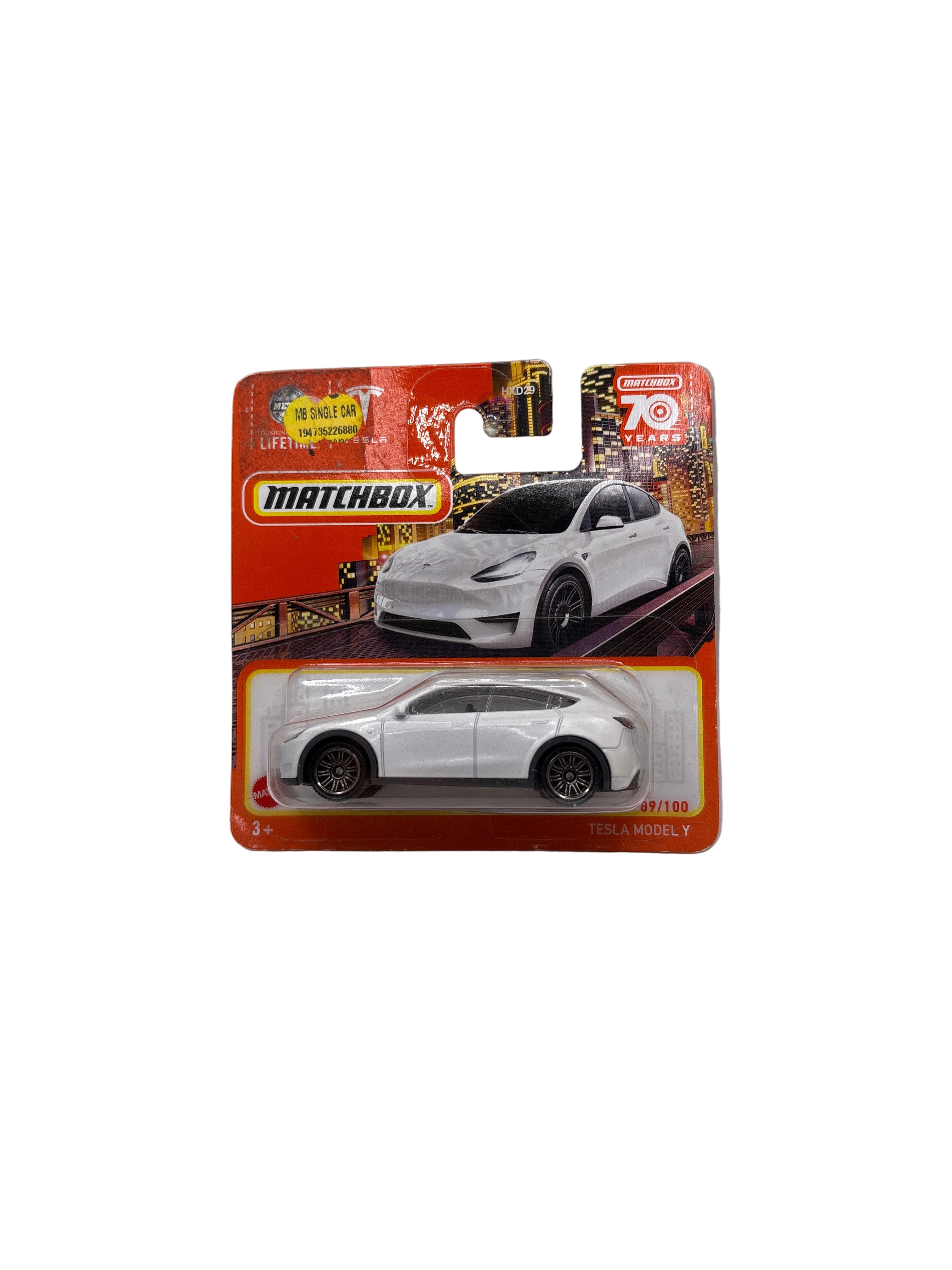 Matchbox Tesla Model Y Diecast white