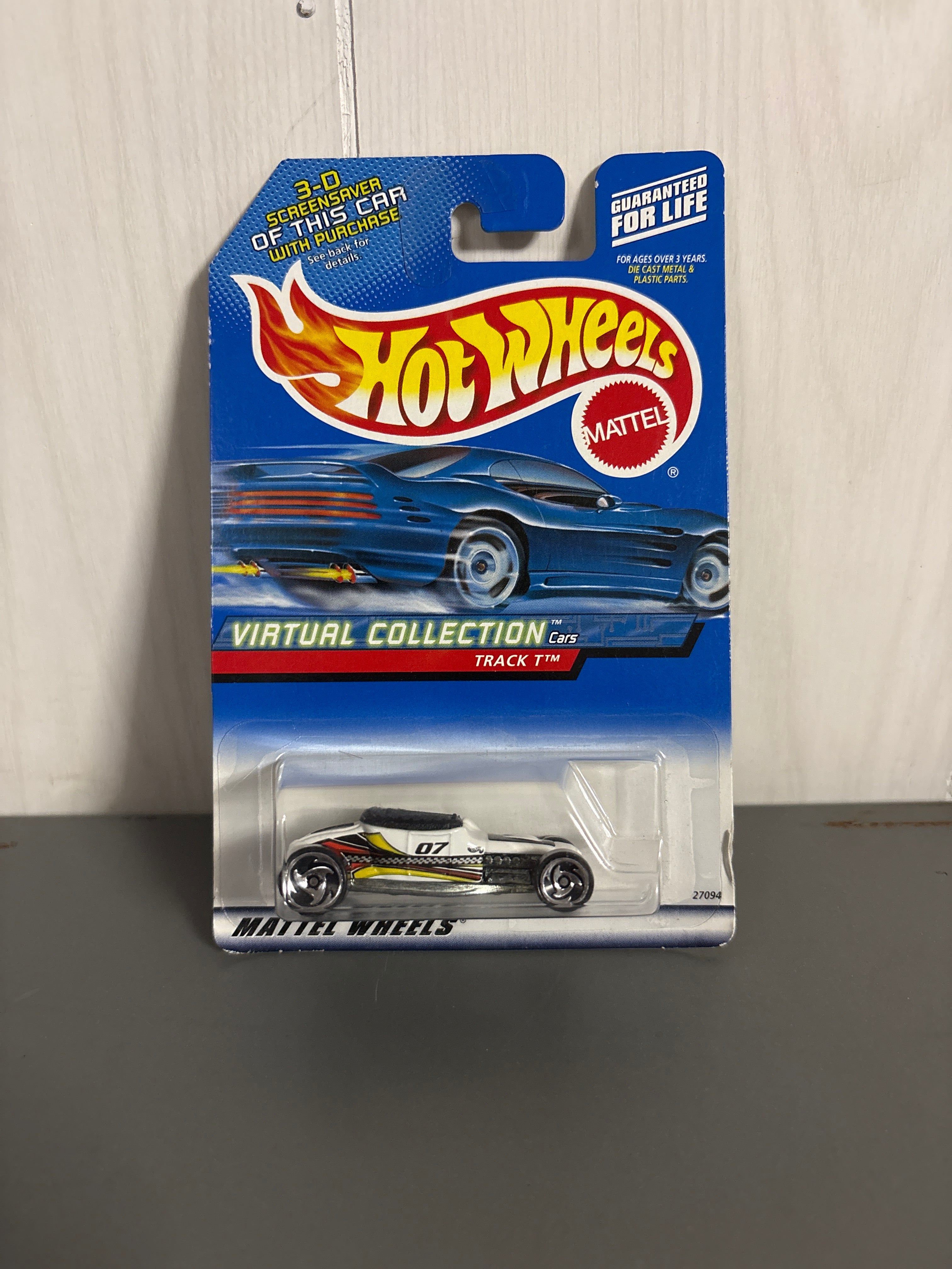Hot Wheels Track T Diecast white
