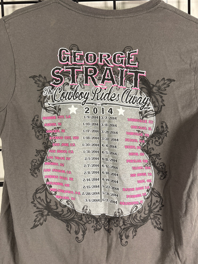 Gildan George Strait T Shirt gray