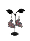 Patterened Easter Bunny Earrings