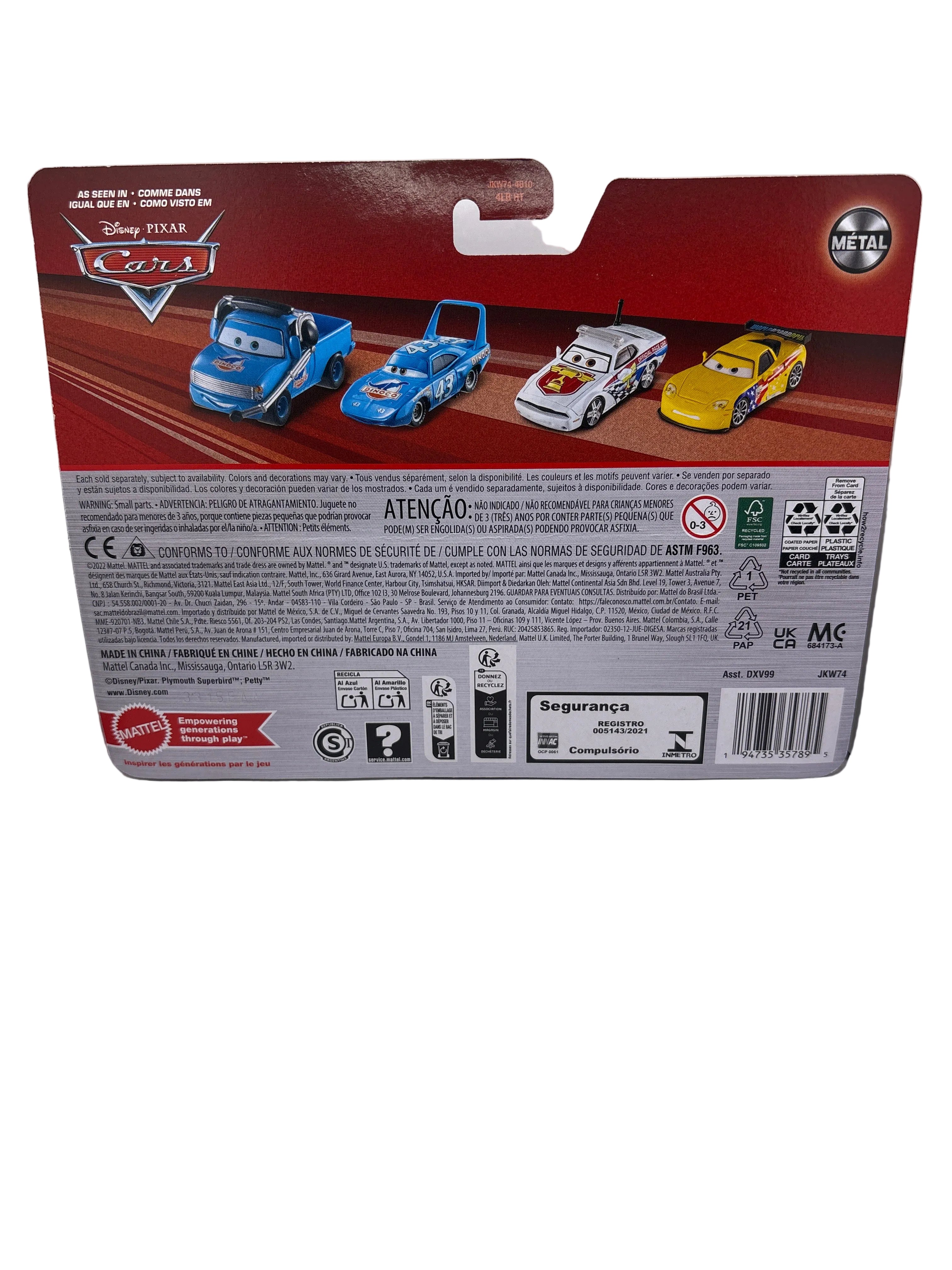 Disney Pixar Cars Red Guido Diecast multi color