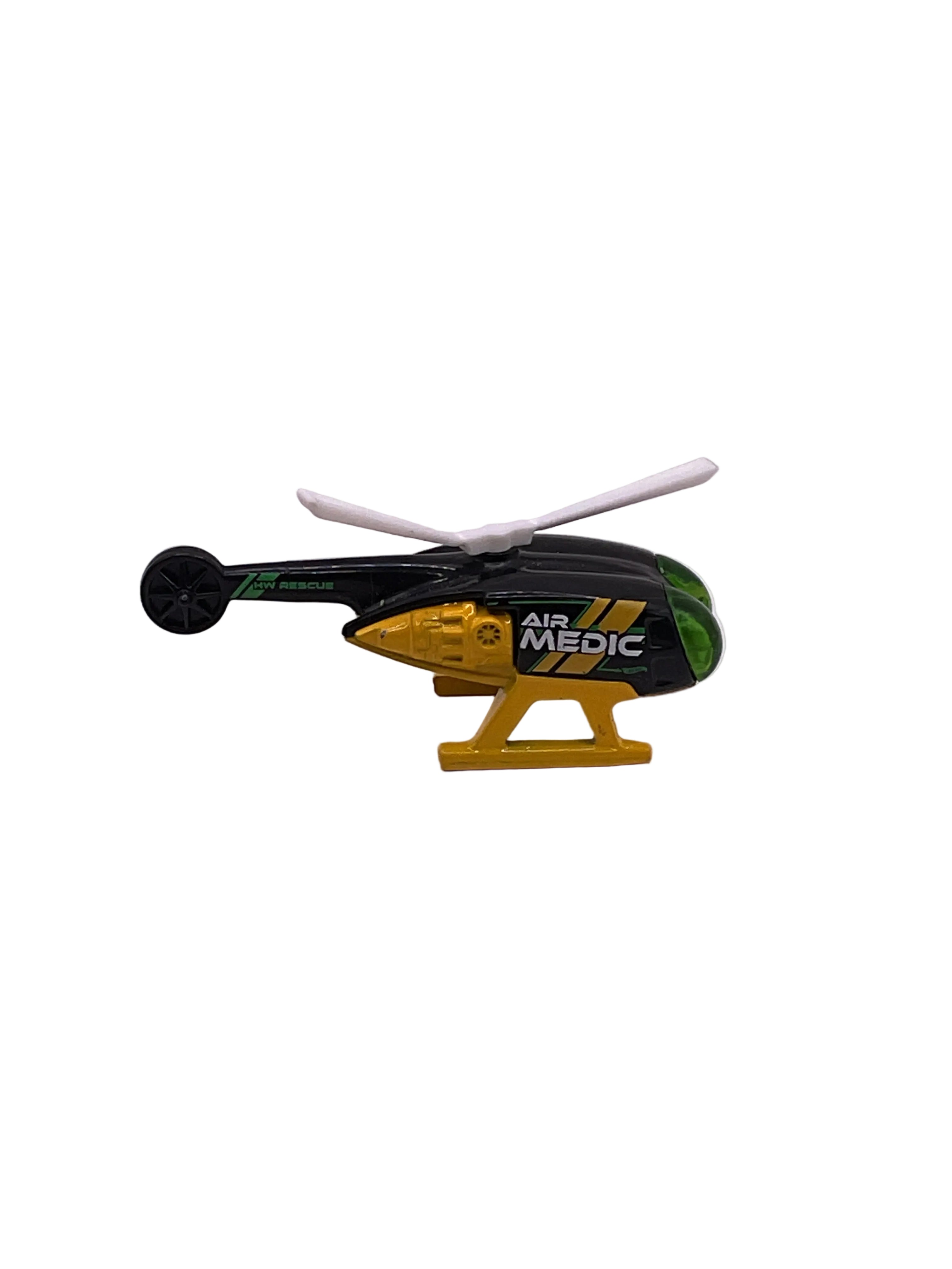 Hot Wheels Skyfire Air Medic Helicopter Diecast Black