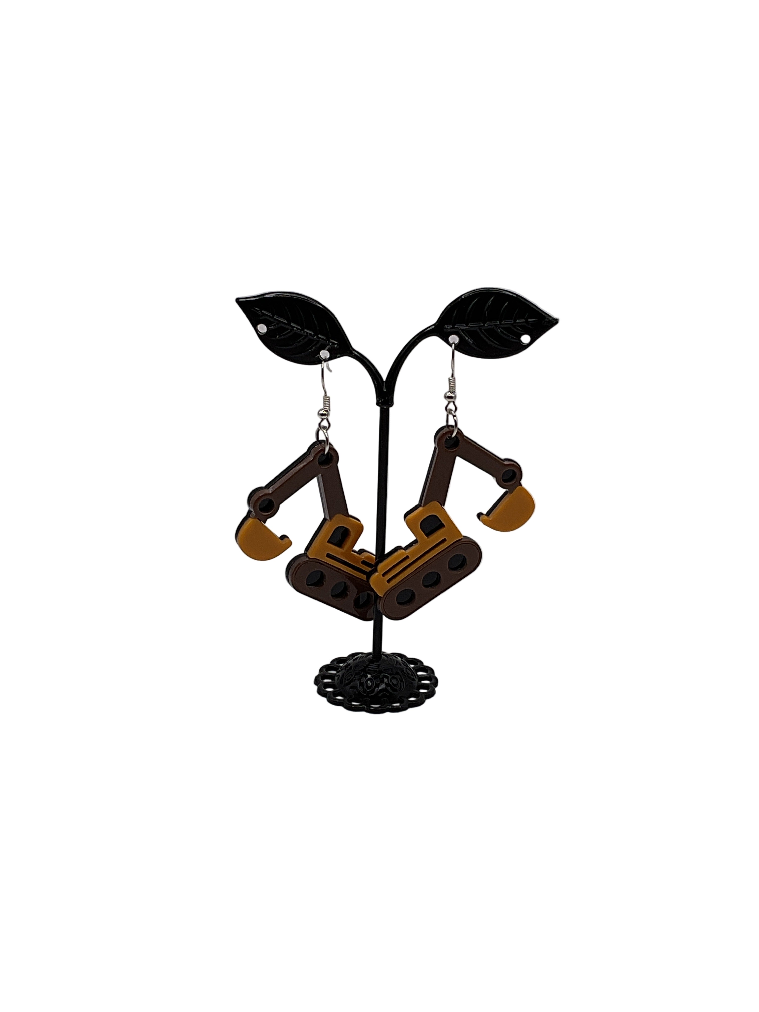 Heavy equipment earrings