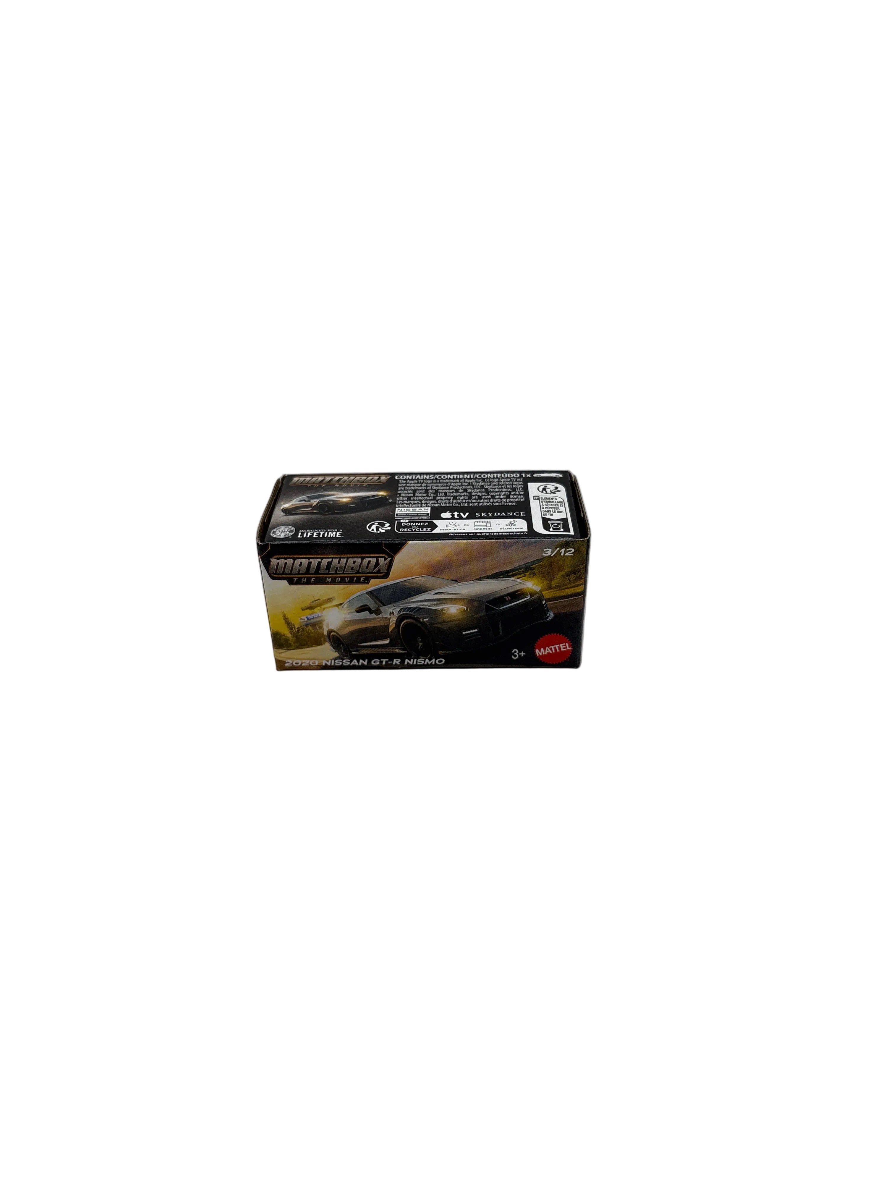 Matchbox 2020 Nissan GT-R NISMO Diecast gray