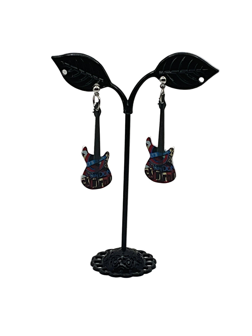 Guitar Earrings