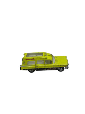Matchbox 1963 Cadillac Ambulance Diecast yellow