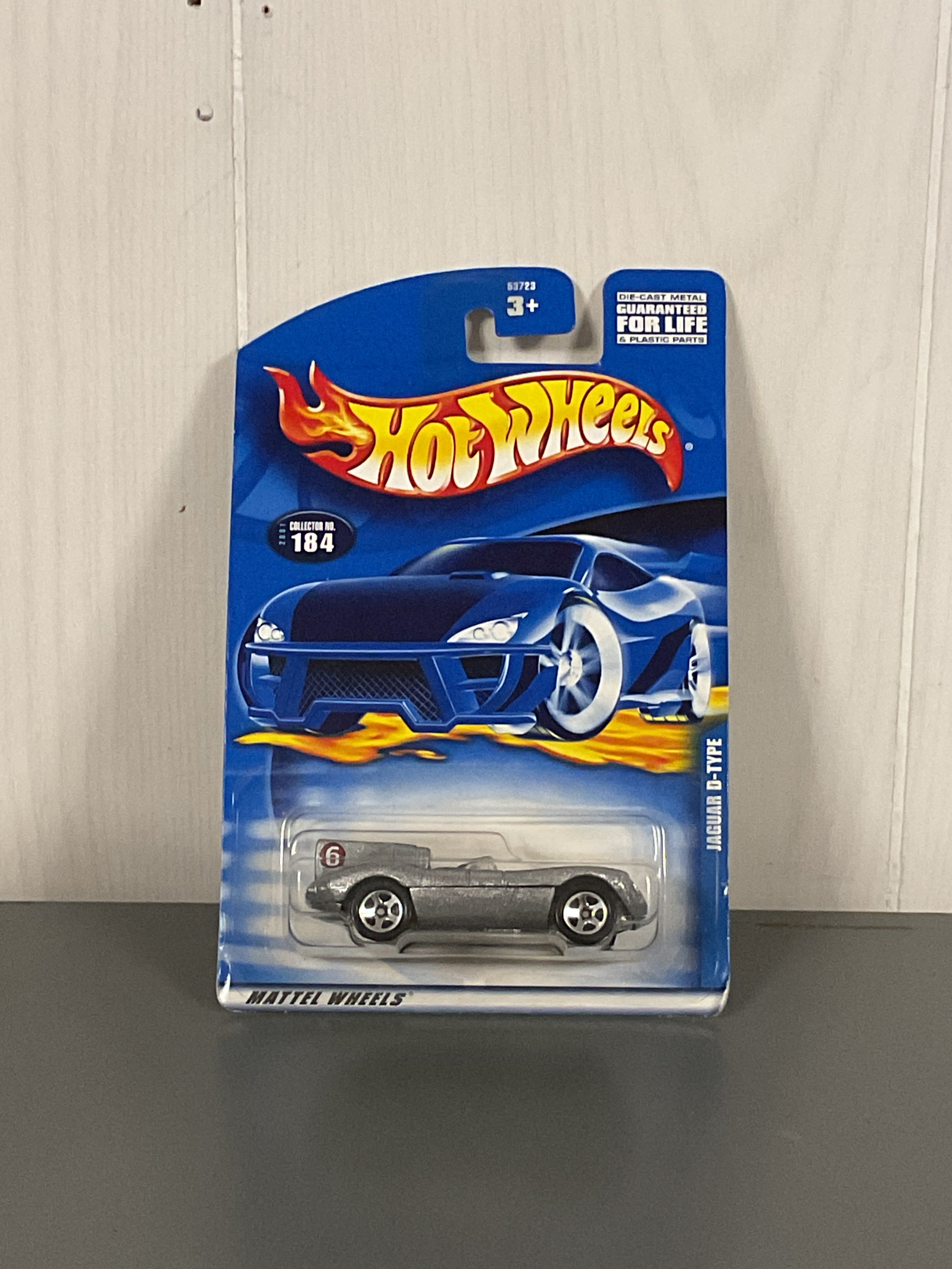 Hot Wheels Mainline Jaguar D-Type Diecast Silver