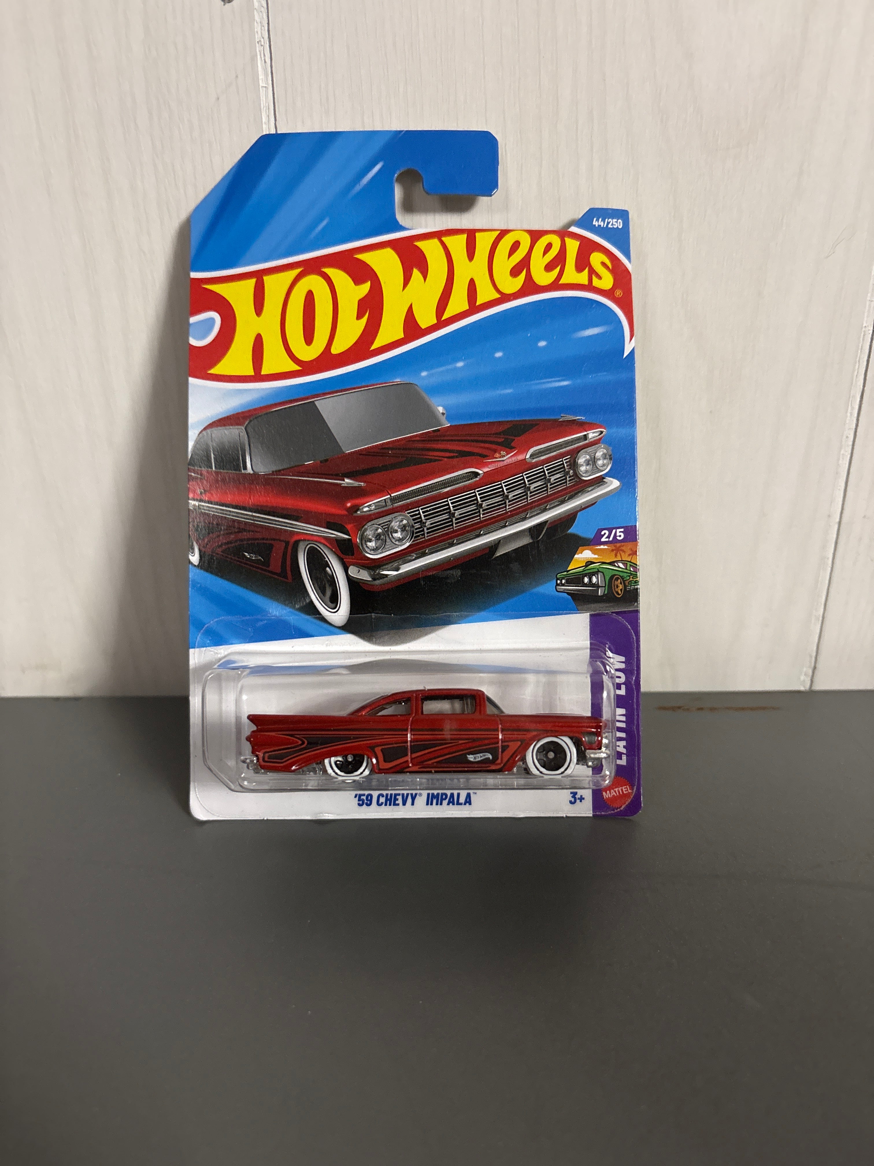 Hot Wheels 59 Chevy Impala Diecast red