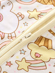 PoshTOT Rainbow Snacks Bamboo Baby Convertible Zippy Romper