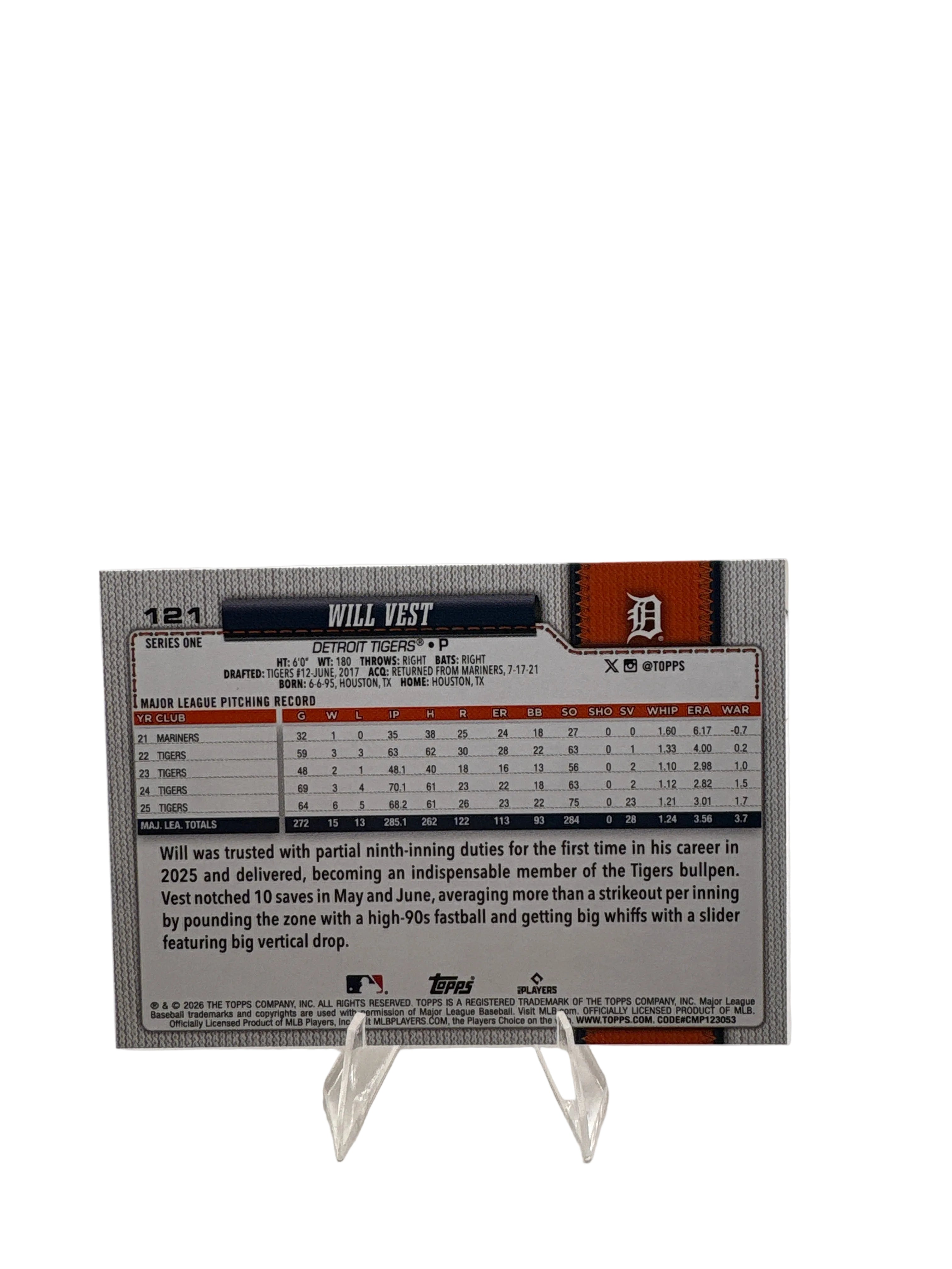 Topps Will Vest