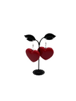 Heart trinket box earrings